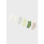 Mayoral MAYORAL - 6-Pack Baby Socks 'Green'