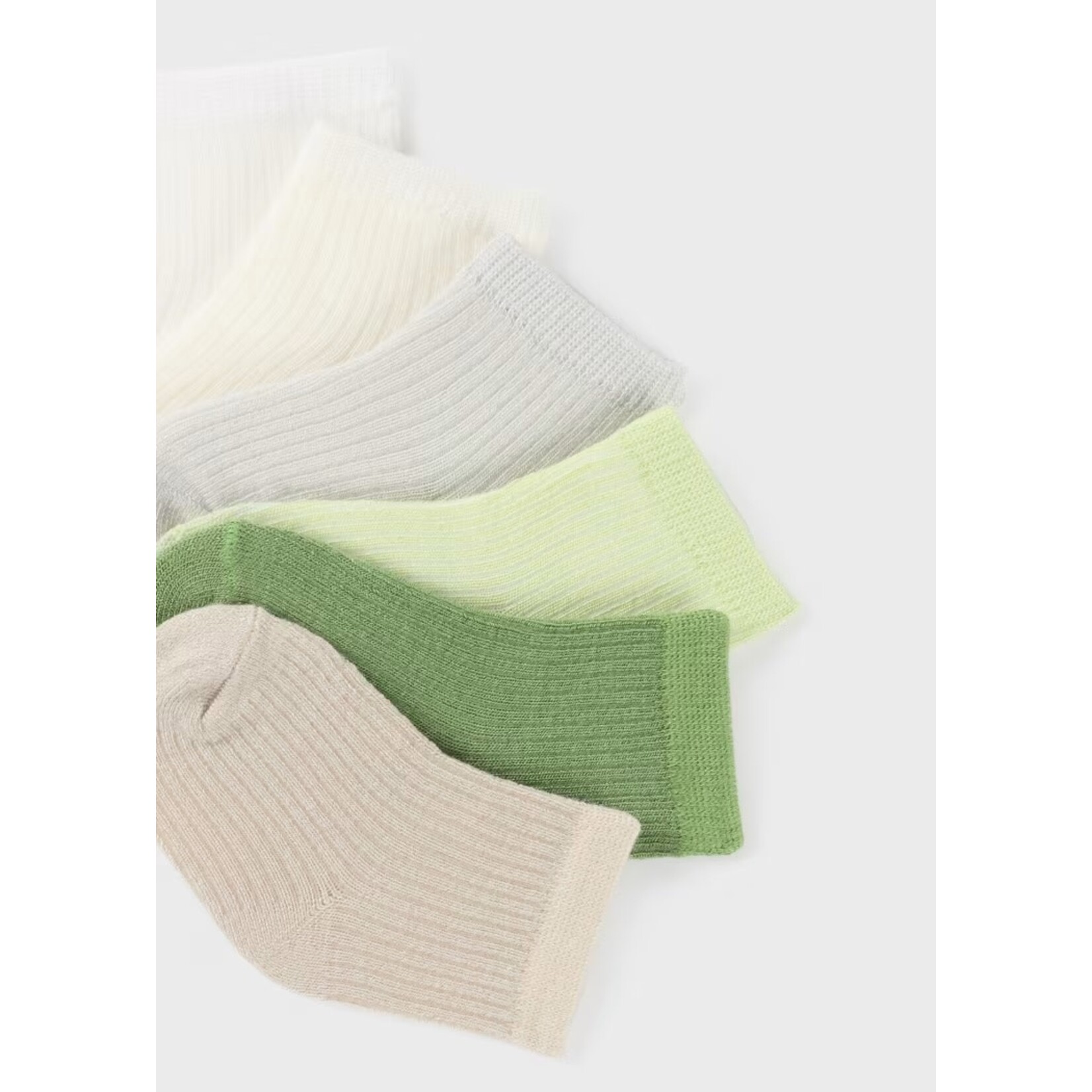 Mayoral MAYORAL - 6-Pack Baby Socks 'Green'