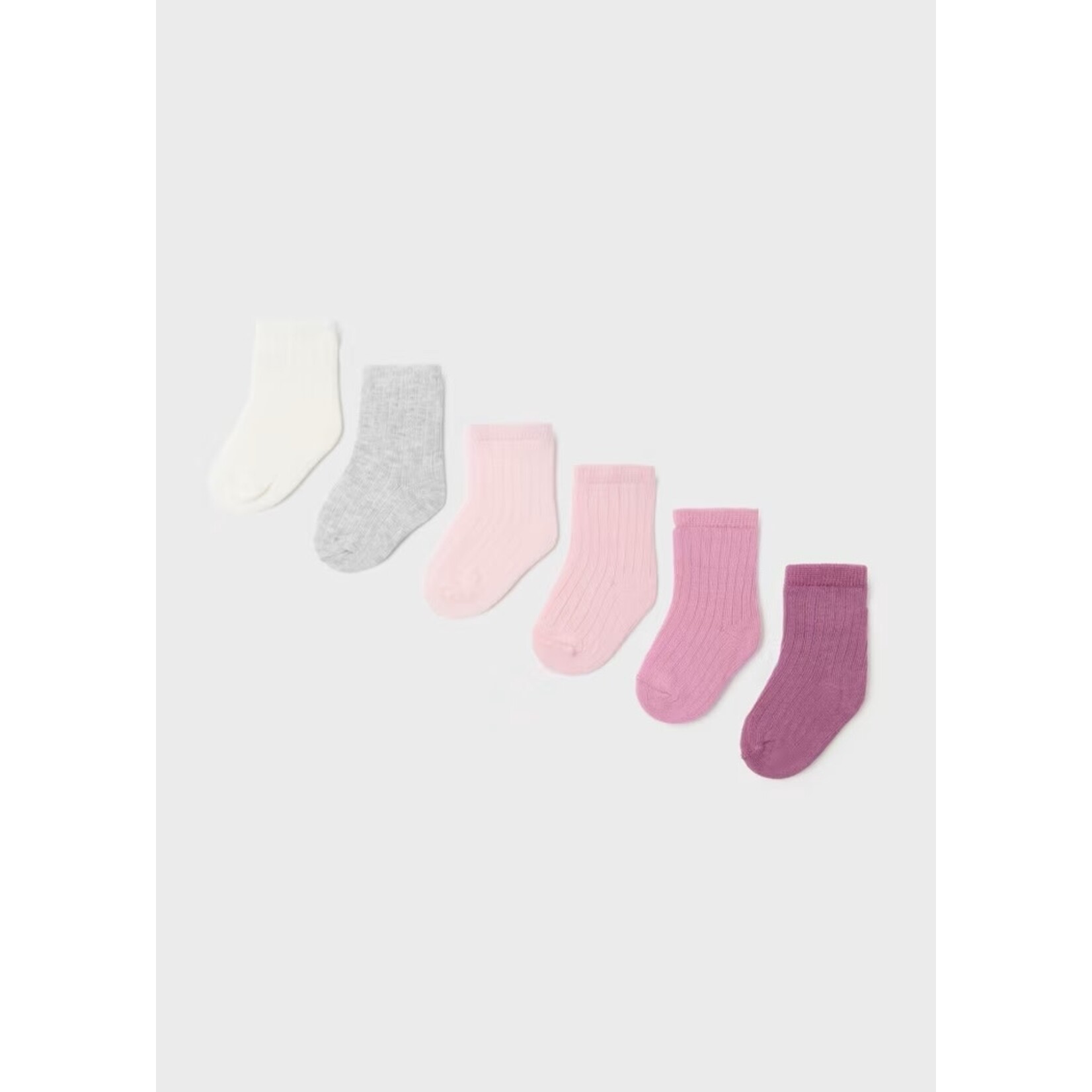 Mayoral MAYORAL - 6-Pack Baby Socks 'Pink'