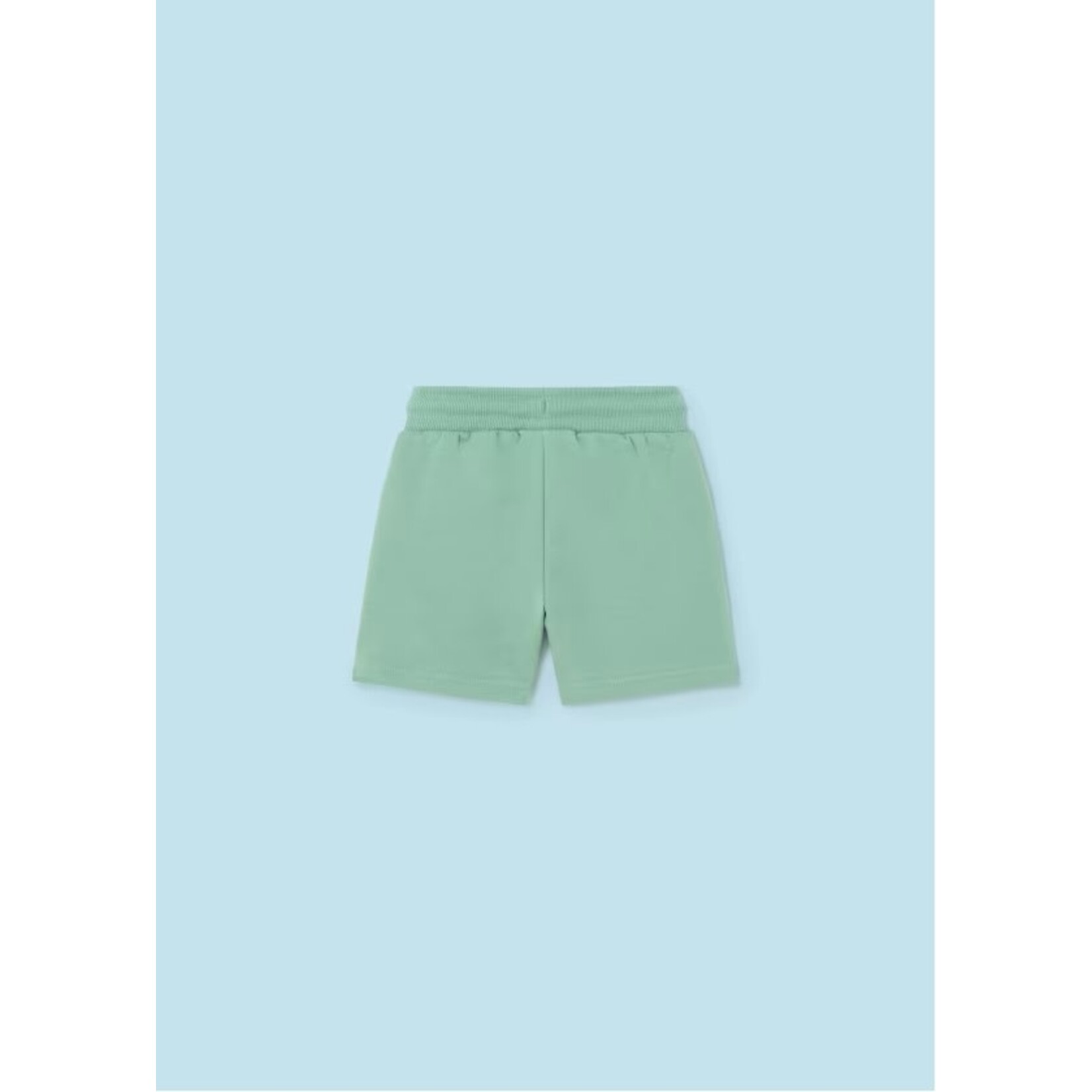 Mayoral MAYORAL - Cotton jersey shorts - Eucalyptus green