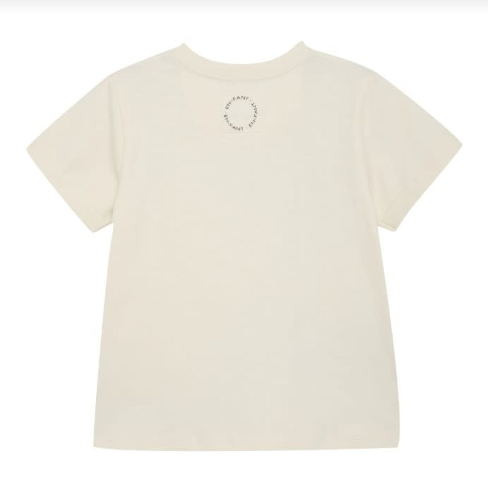 Enfant ENFANT - T-shirt à manches courtes crème avec imprimé de voilier