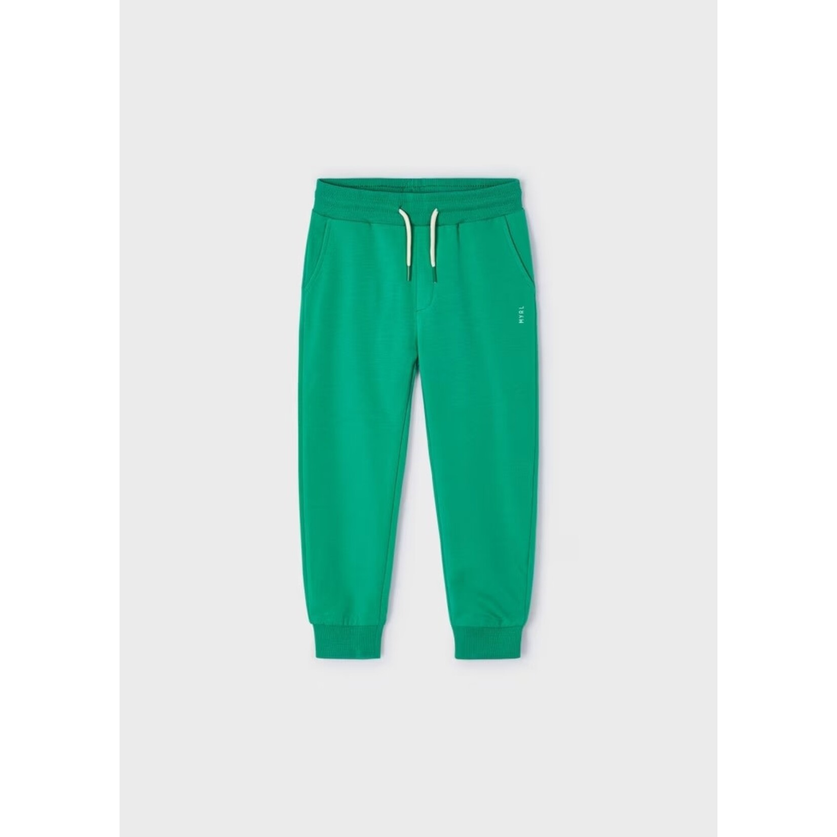 Mayoral MAYORAL - Pantalon jogging souple vert chlorophylle avec cordon ajustable
