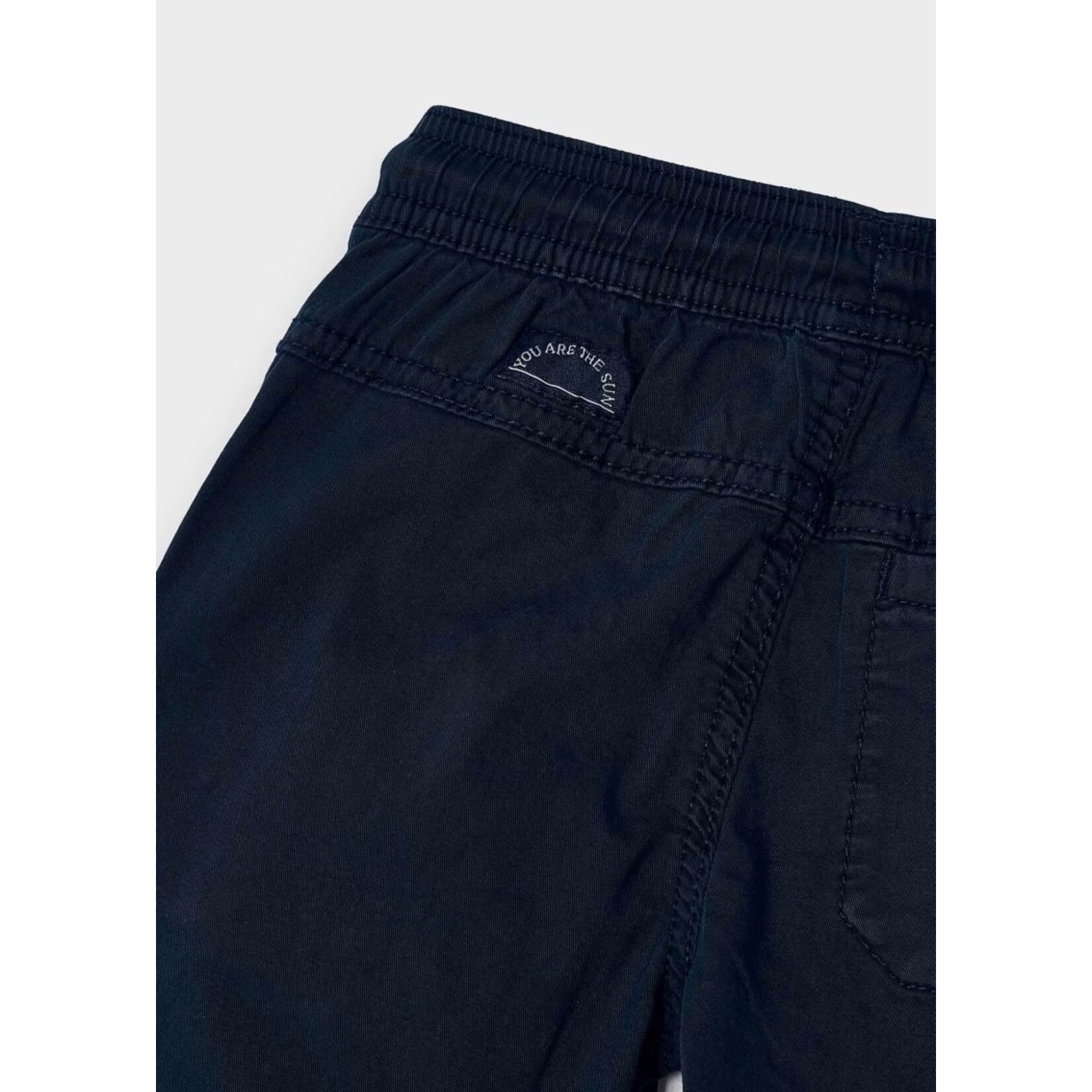 Mayoral MAYORAL - Navy Twill Jogger Pants with Adjustable Drawstring 'Skater Fit'