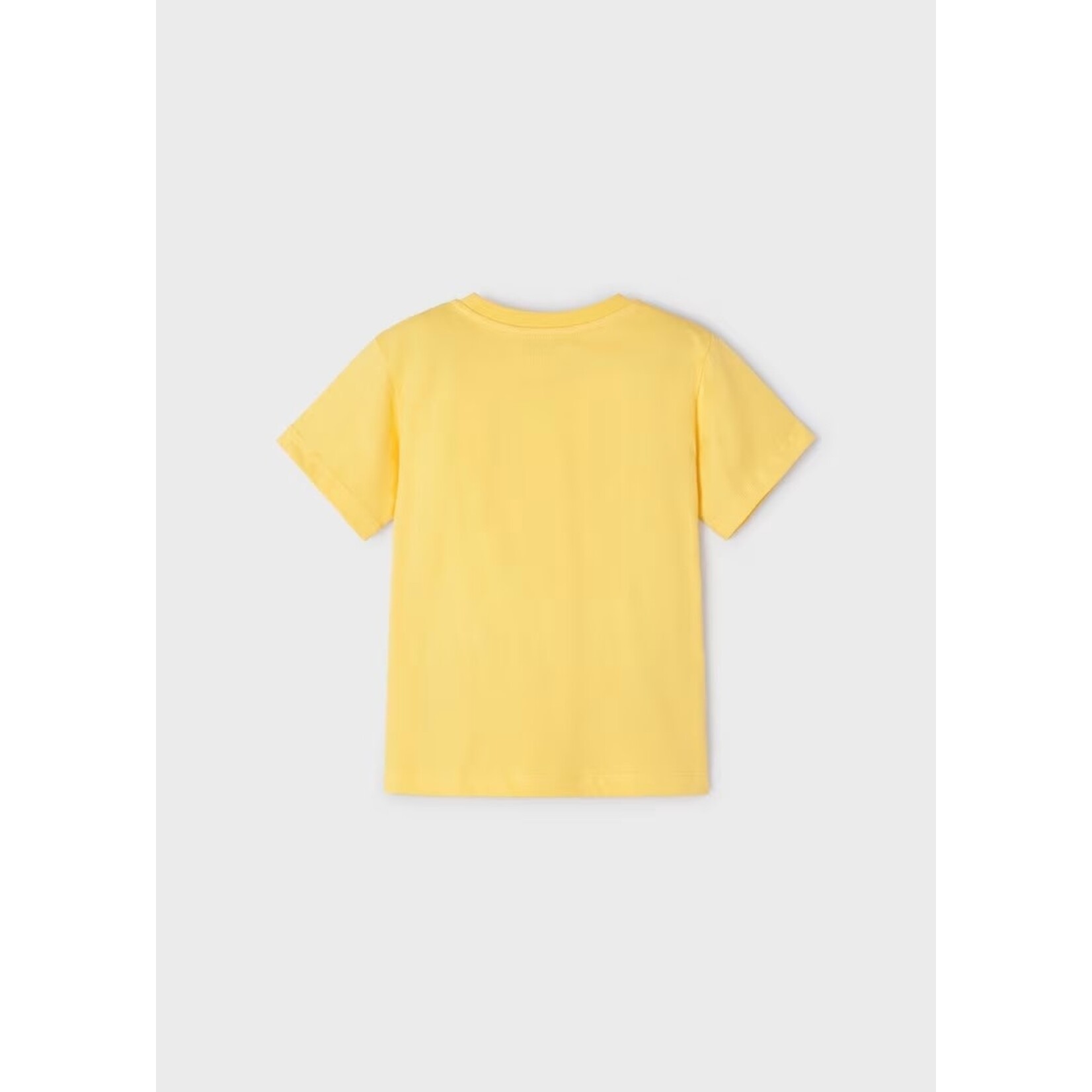 Mayoral MAYORAL -  Yellow Short-Sleeve T-Shirt with Geometric Skateboarder Print