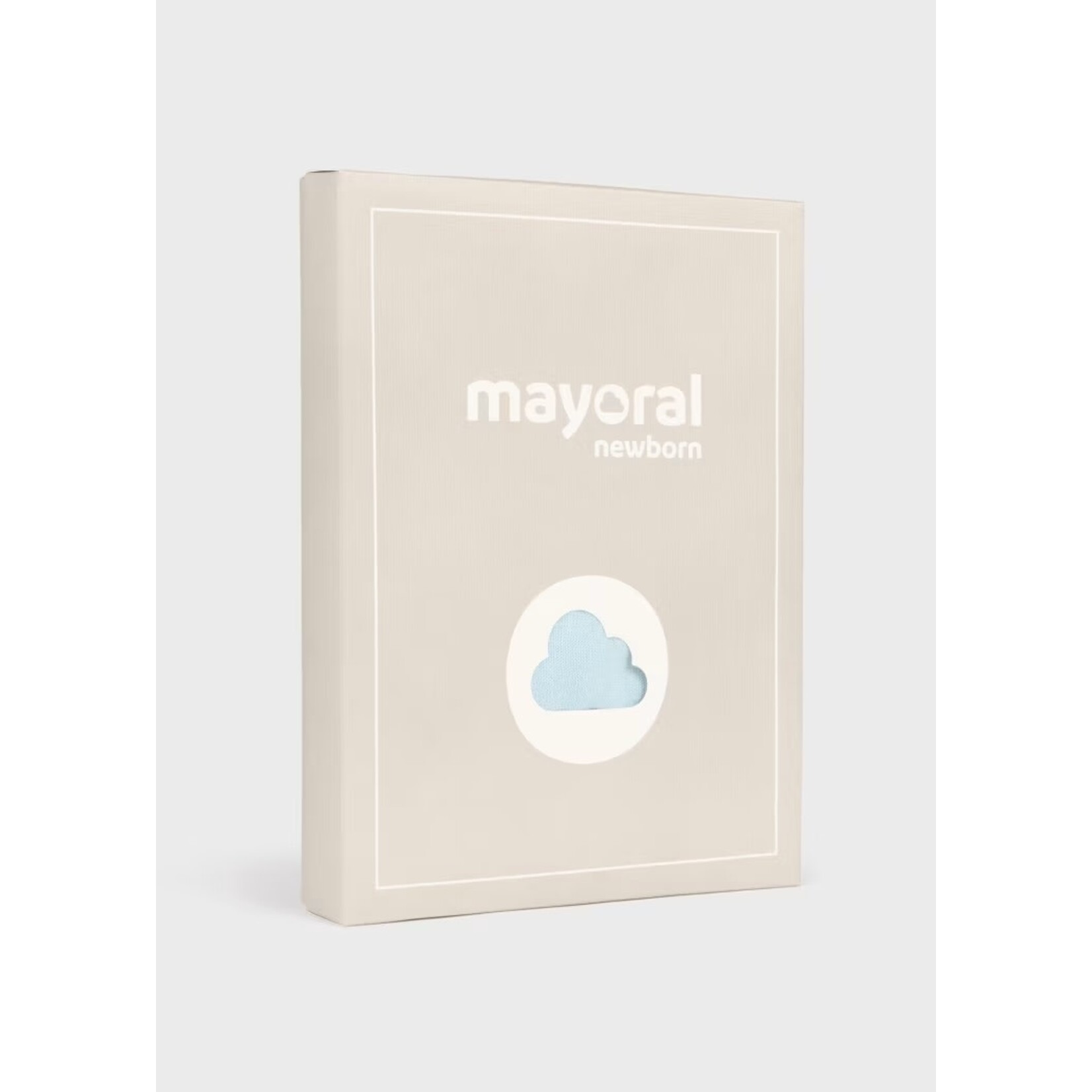 Mayoral MAYORAL - Two-piece set - Light turquoise knit sweater and striped knit pant
