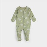 Petit Lem PETIT LEM - Pyjama de bébé vert imprimé de raquettes de tennis