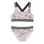 Color Kids COLOR KIDS - Two-piece bathing suit with butterfly print