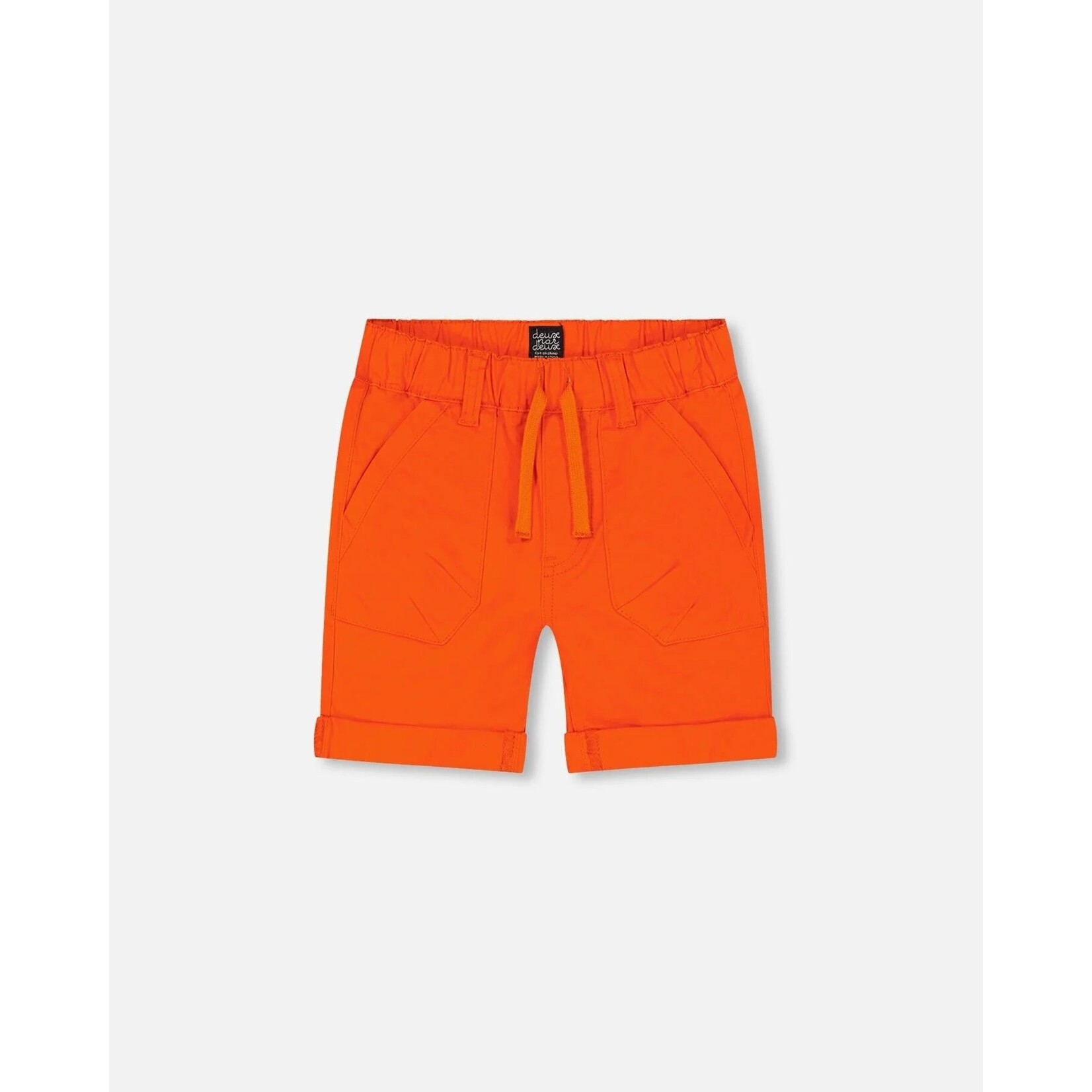 Deux par Deux DEUX PAR DEUX - Short tangerine en sergé extensible