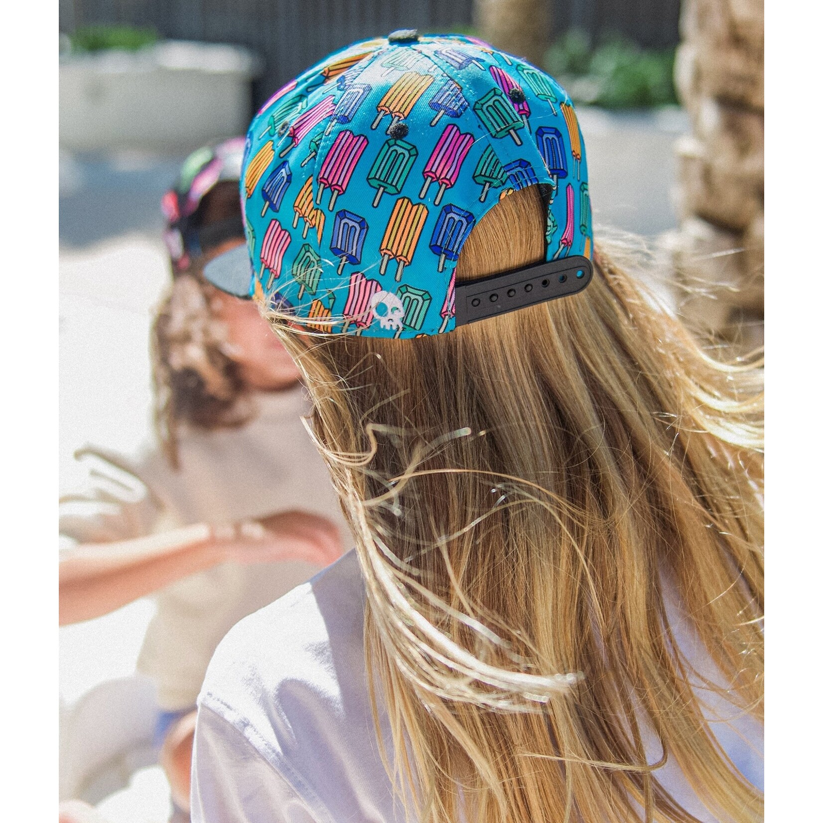 Headster Kids HEADSTER - Casquette Snapback 'Pop Neon - Bleu'