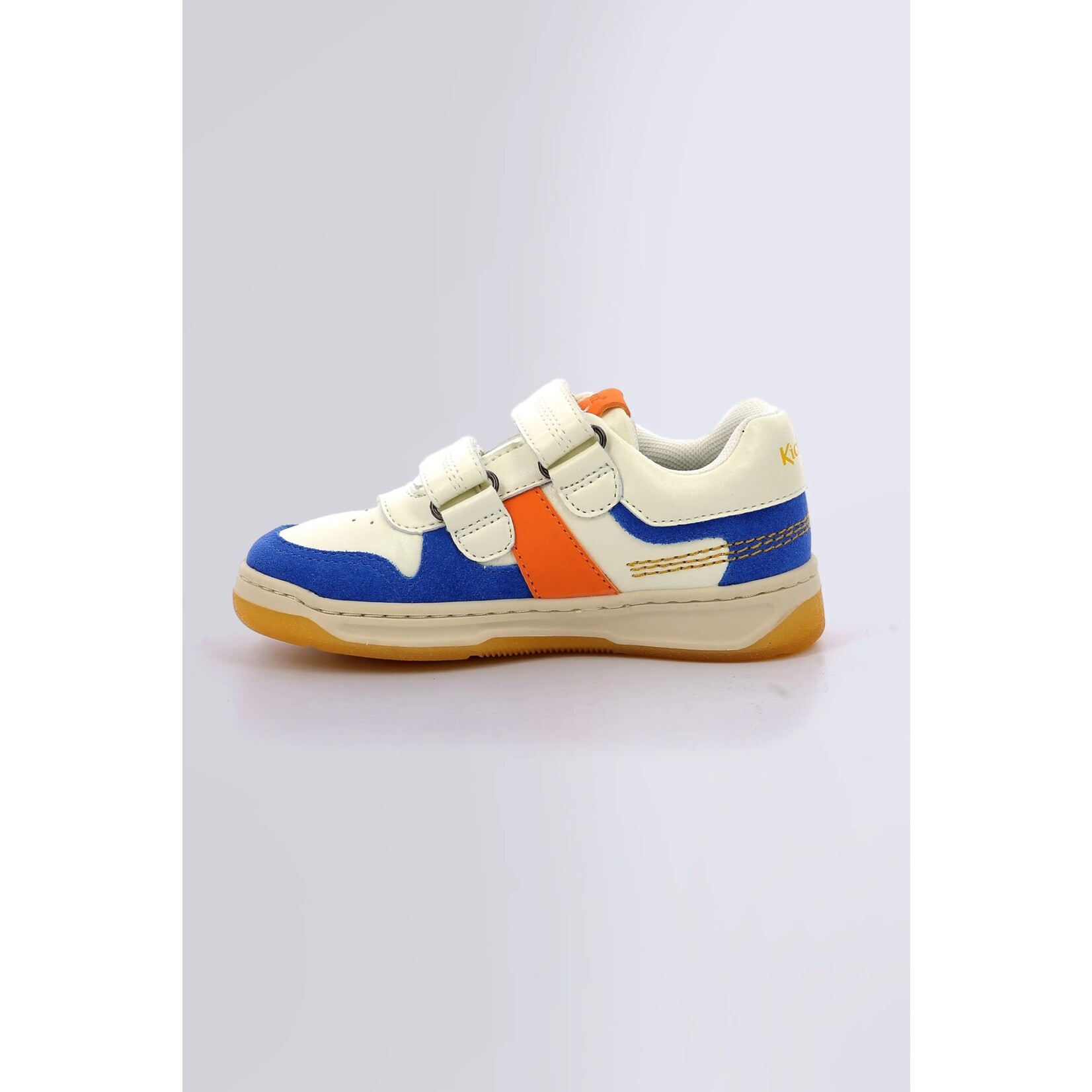 Kickers KICKERS - Closed shoes 'Kalido - White/Blue/Orange'