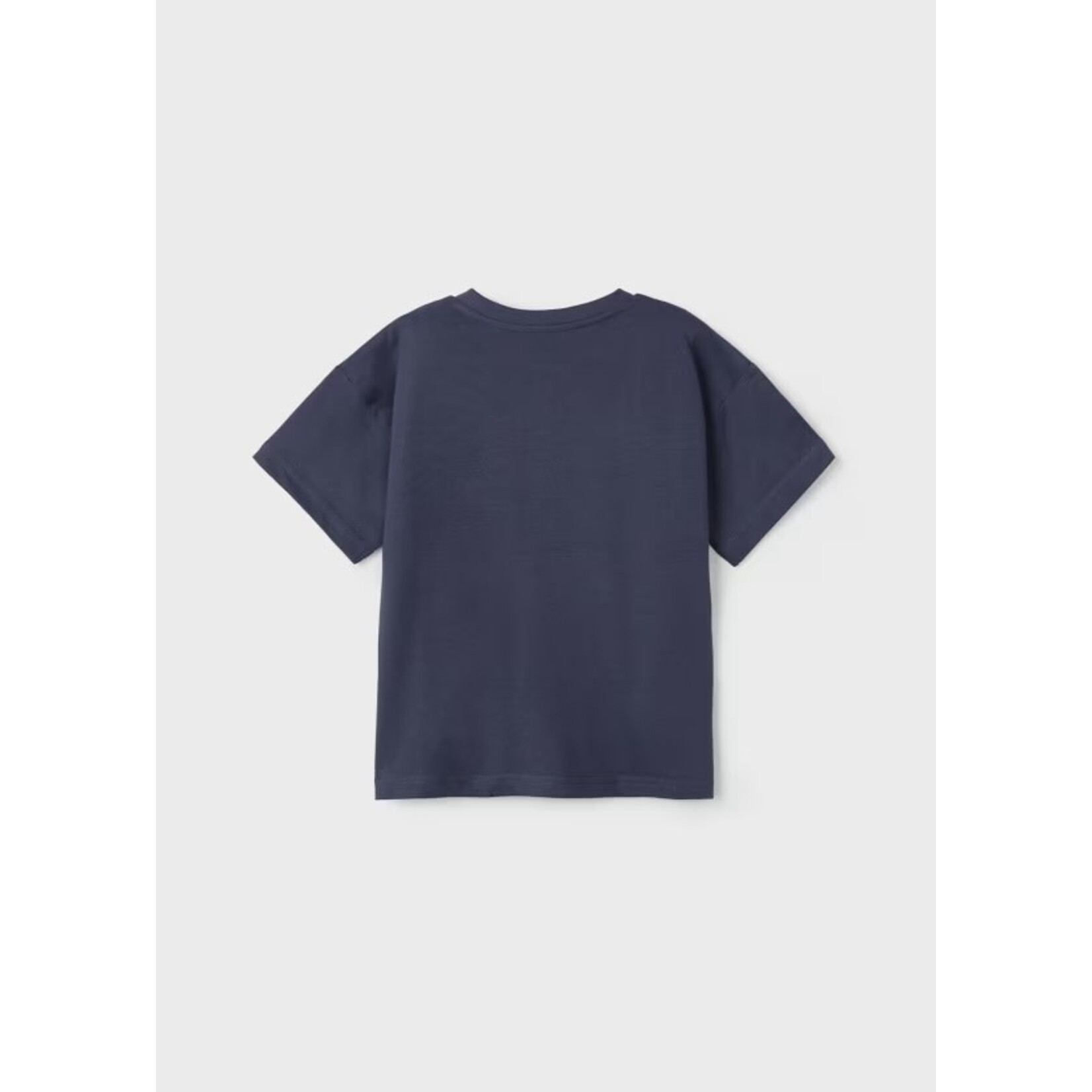 Mayoral MAYORAL - Dark gray blue short sleeve t-shirt with skate park print