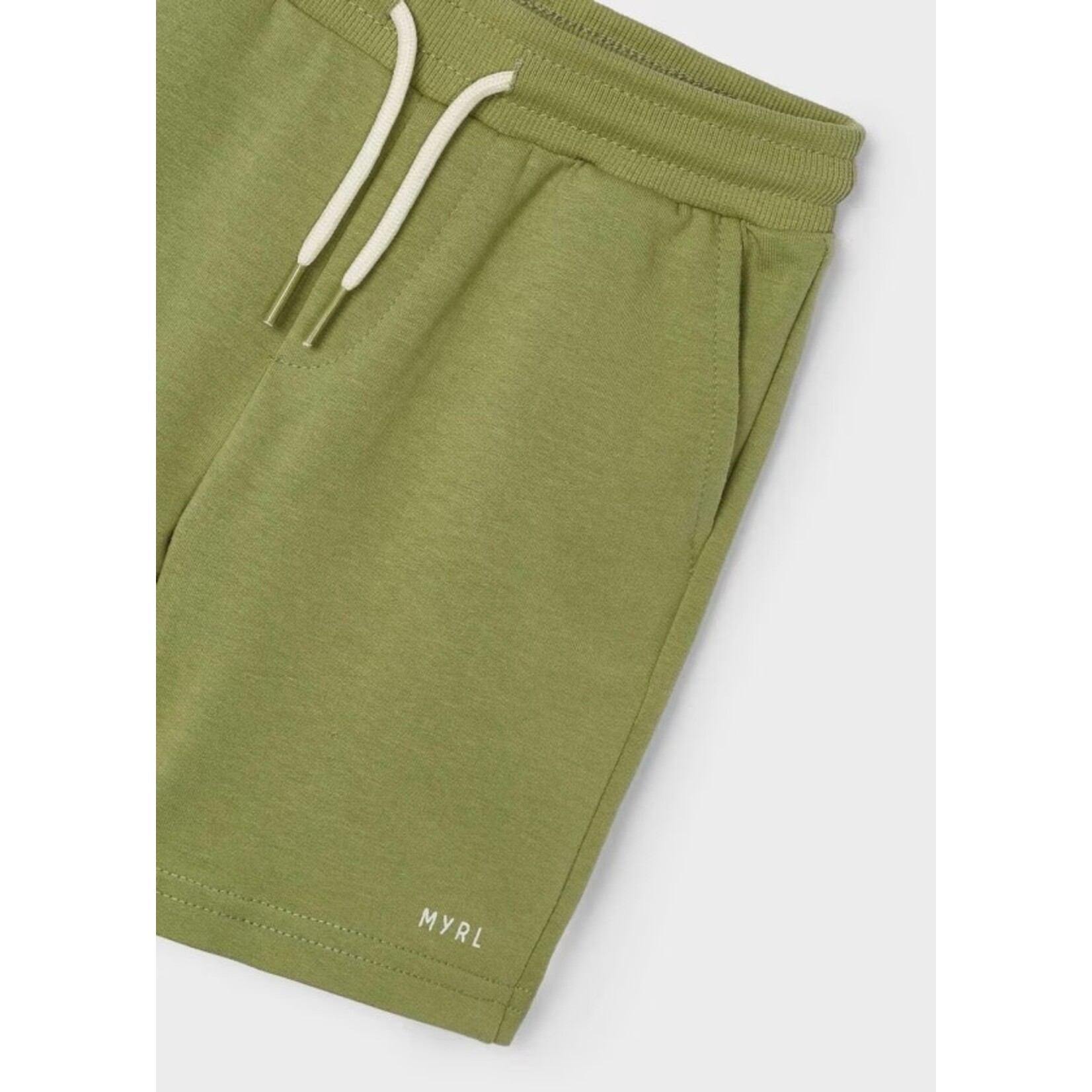 Mayoral MAYORAL - Cotton jersey shorts - Sage green