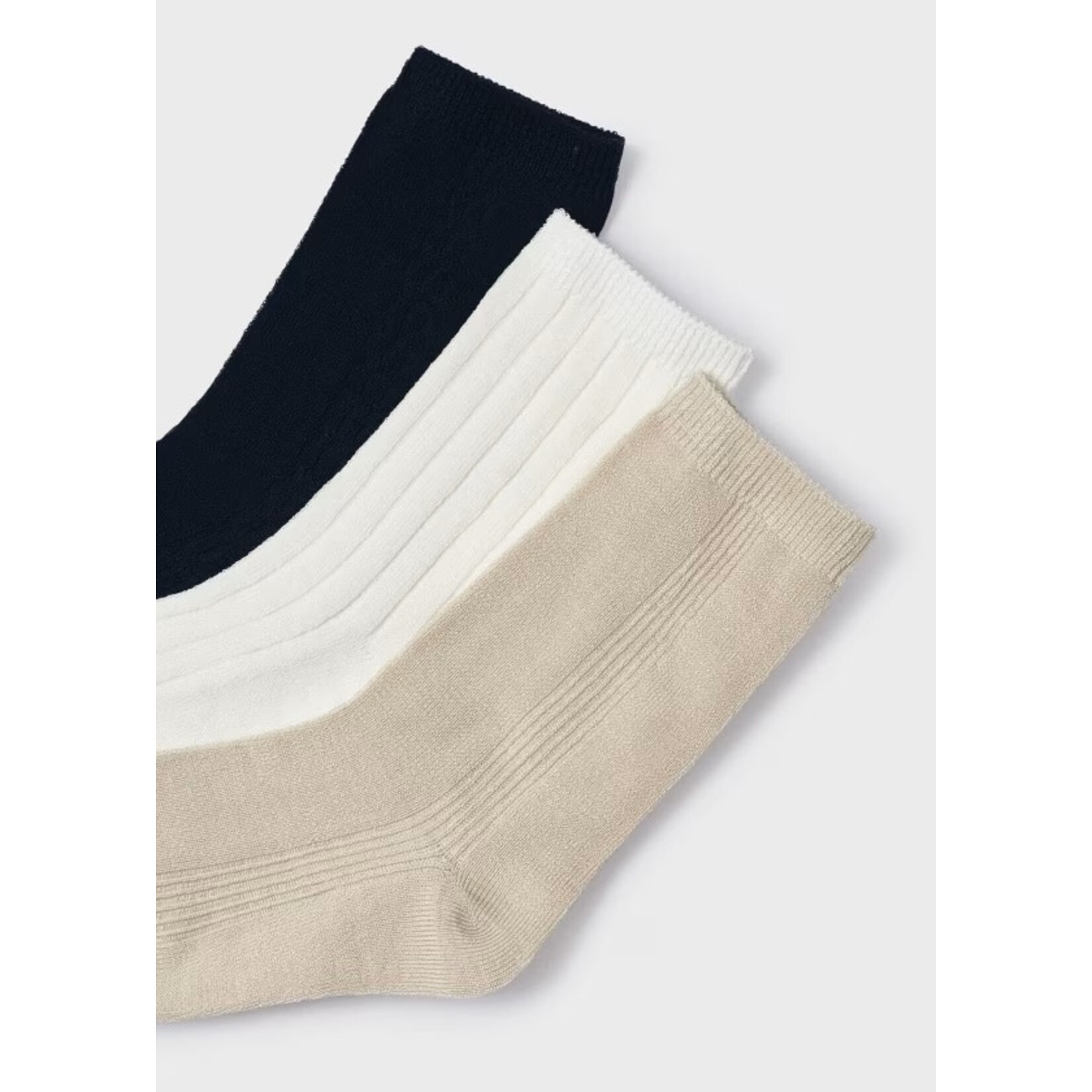 Mayoral MAYORAL - Pack of 3 pairs of socks 'Navy, cream, white'