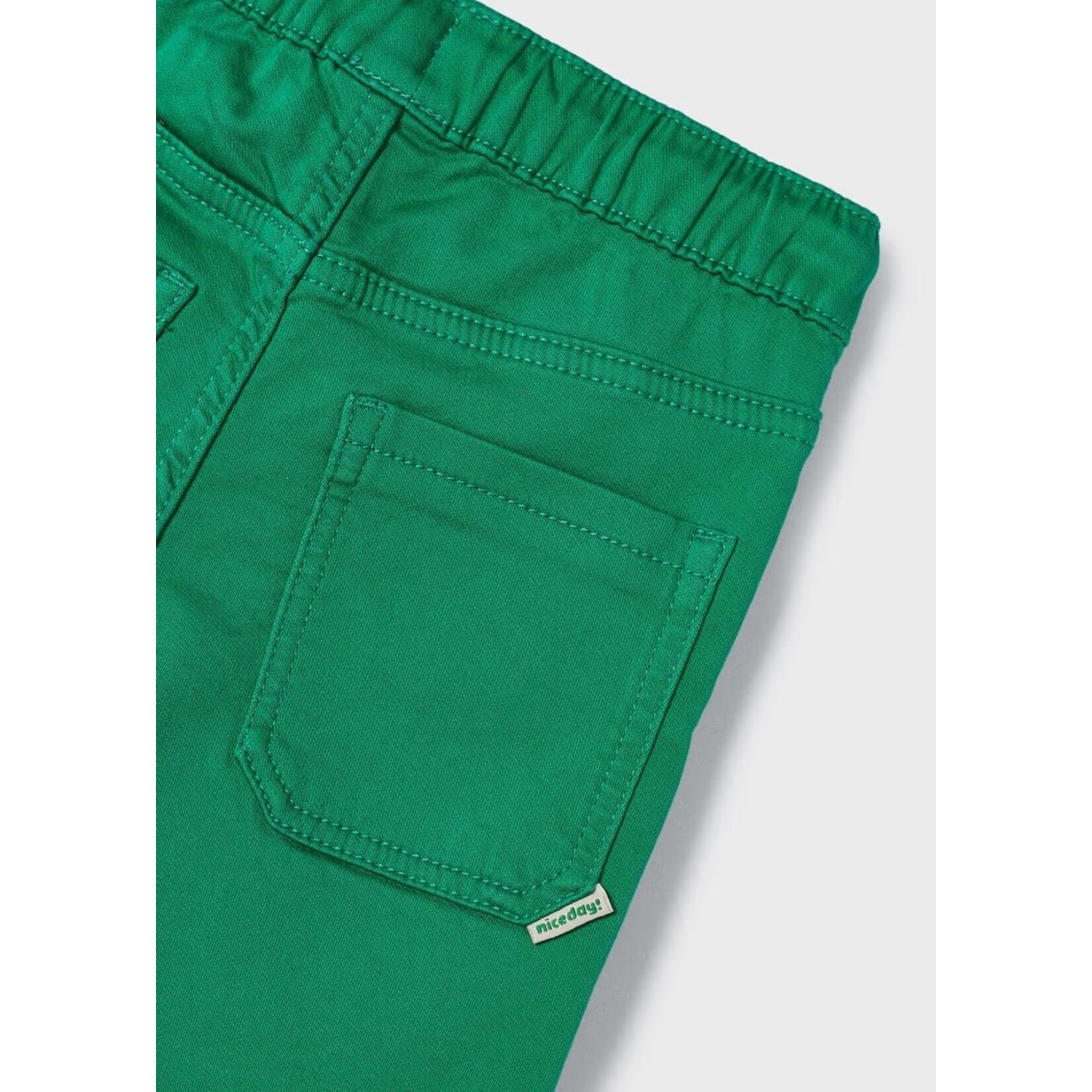 Mayoral MAYORAL - Short en coton sergé couleur vert chlorophylle