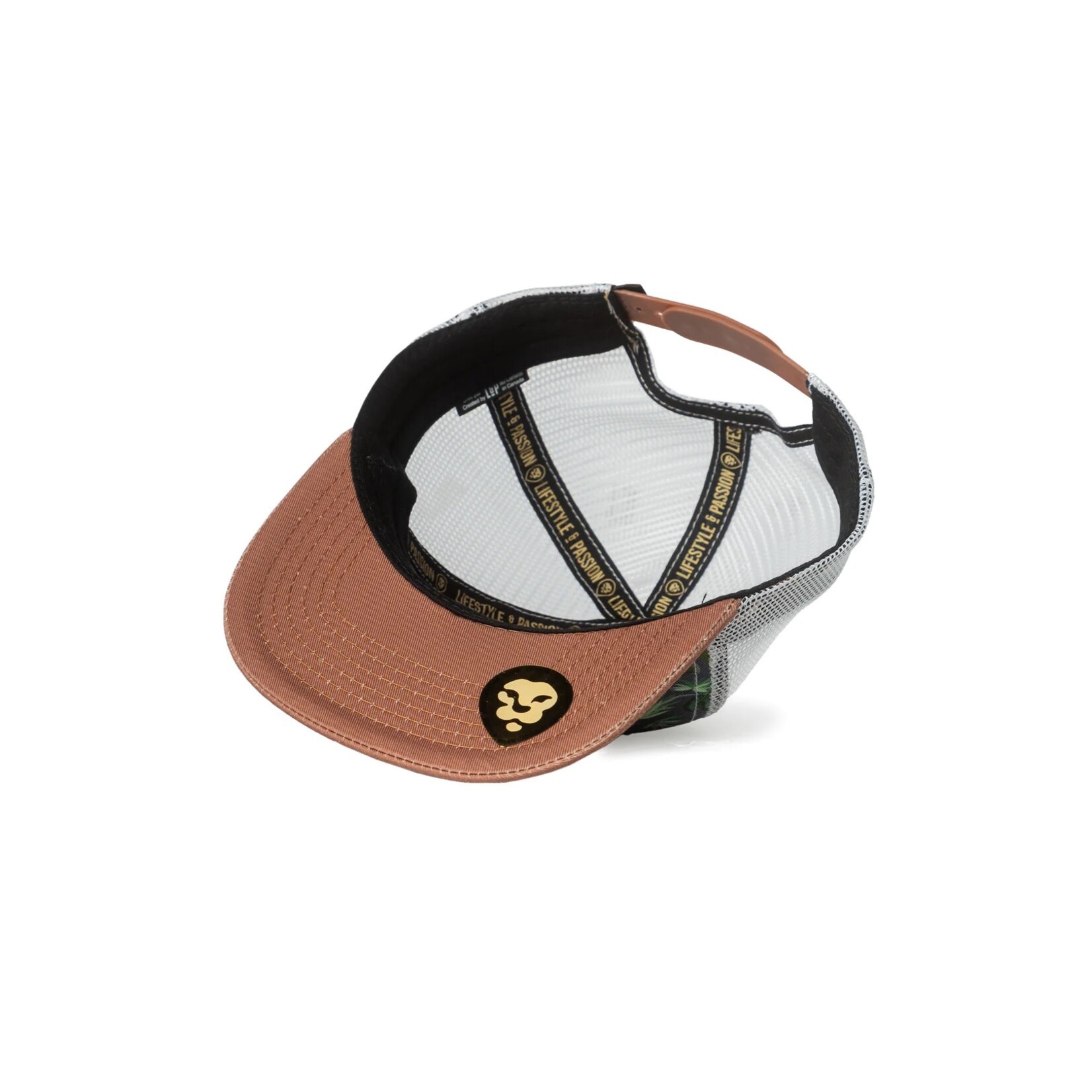 L&P L&P - Cap with Mesh  'Classik Fit /  Zoo - Taupe | Terracotta'