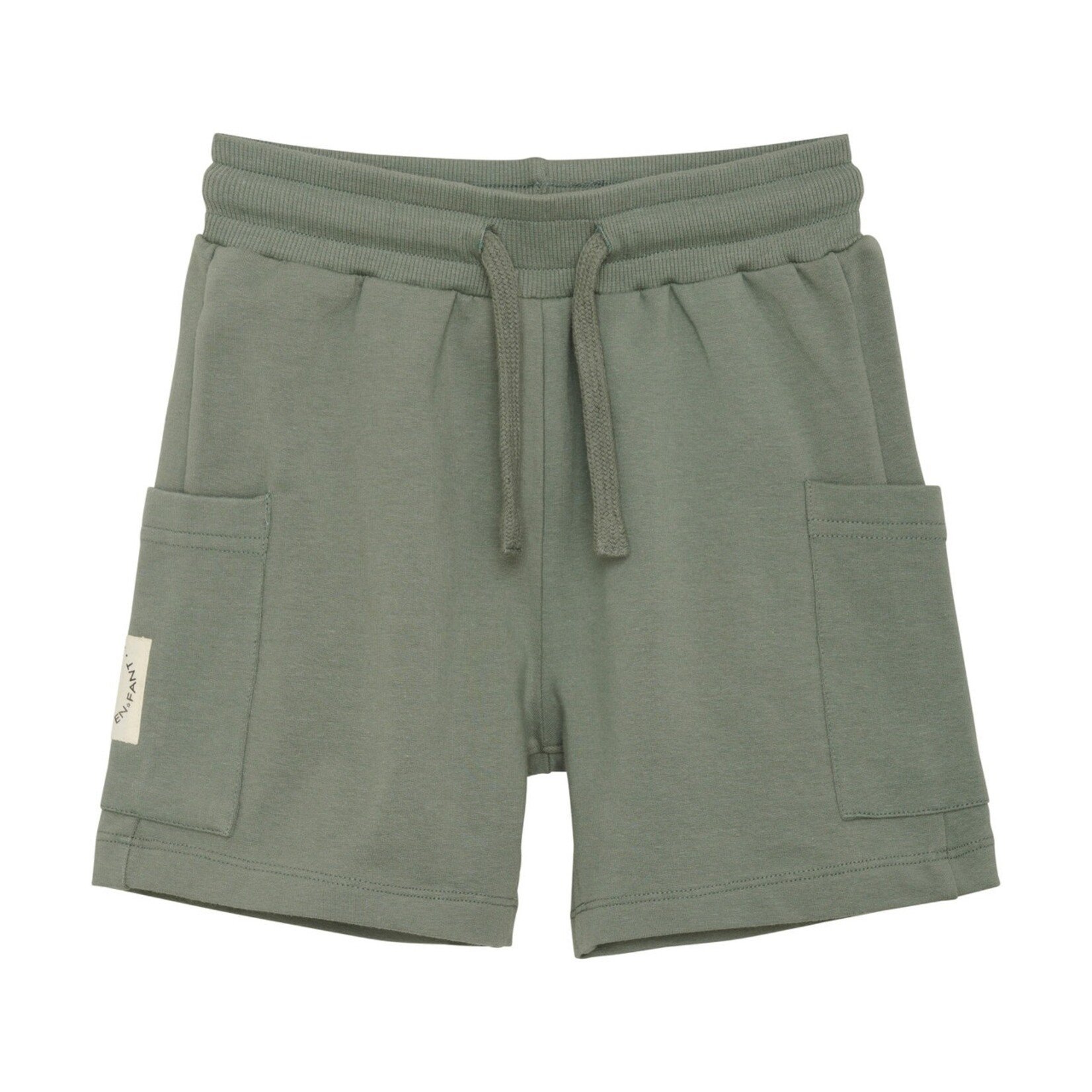 Enfant ENFANT - Verdigris Cotton Sweat Shorts with Pockets