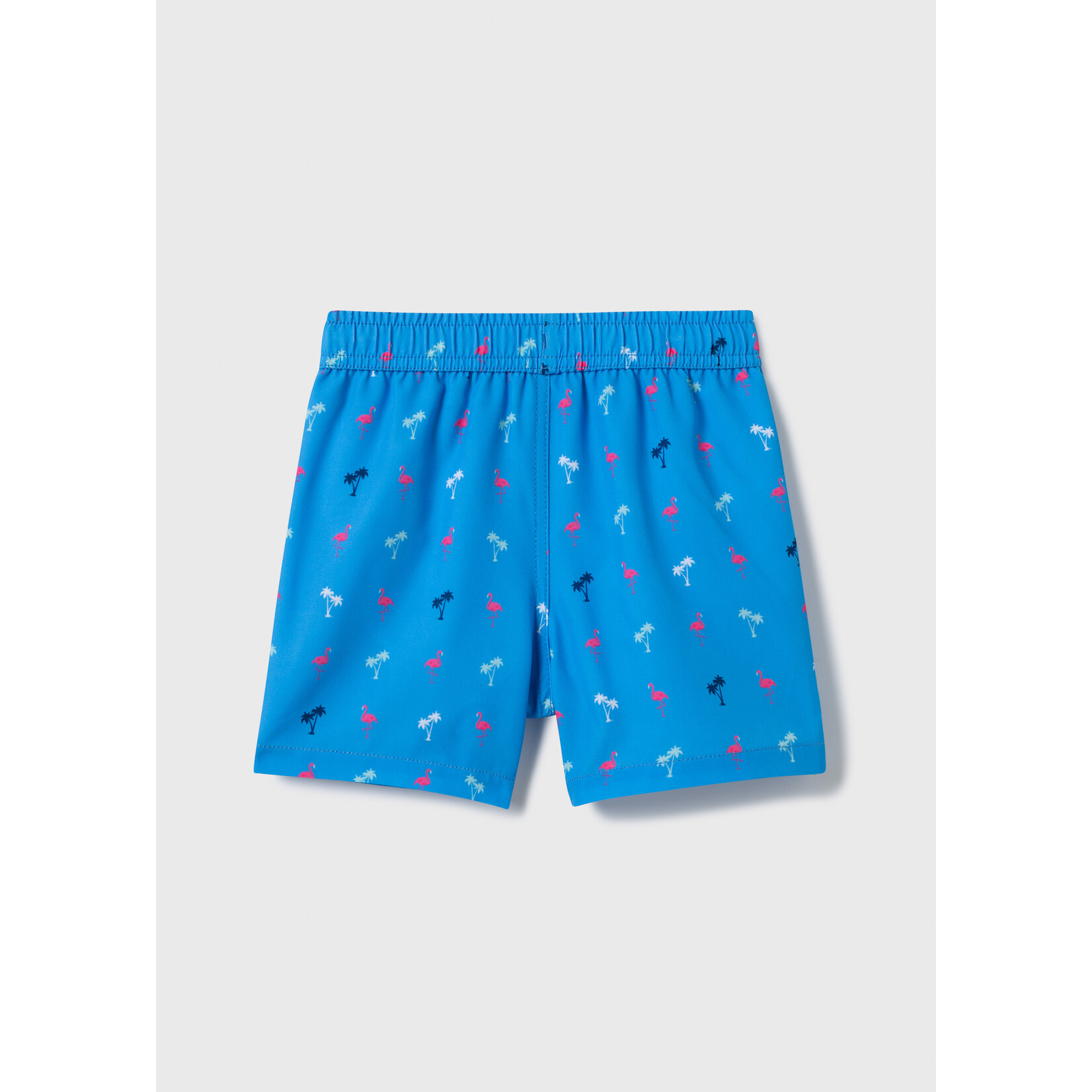 Northcoast NORTHCOAST -  Blue swimming shorts with flamingo and palm tree print