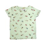 MANDARINE & CO. - Light Green Short Sleeve T-Shirt with Bubble Tea Print