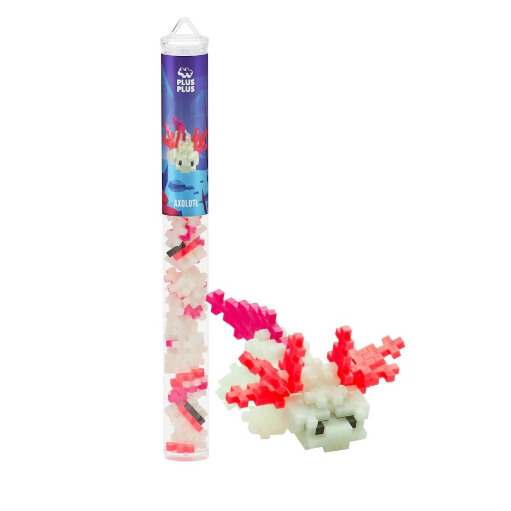 PlusPlus PLUSPLUS - Mini-tube de 70 pièces - Axolotl