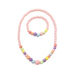 Great Pretenders GREAT PRETENDERS - Pearly Pastel Necklace and Bracelet Set