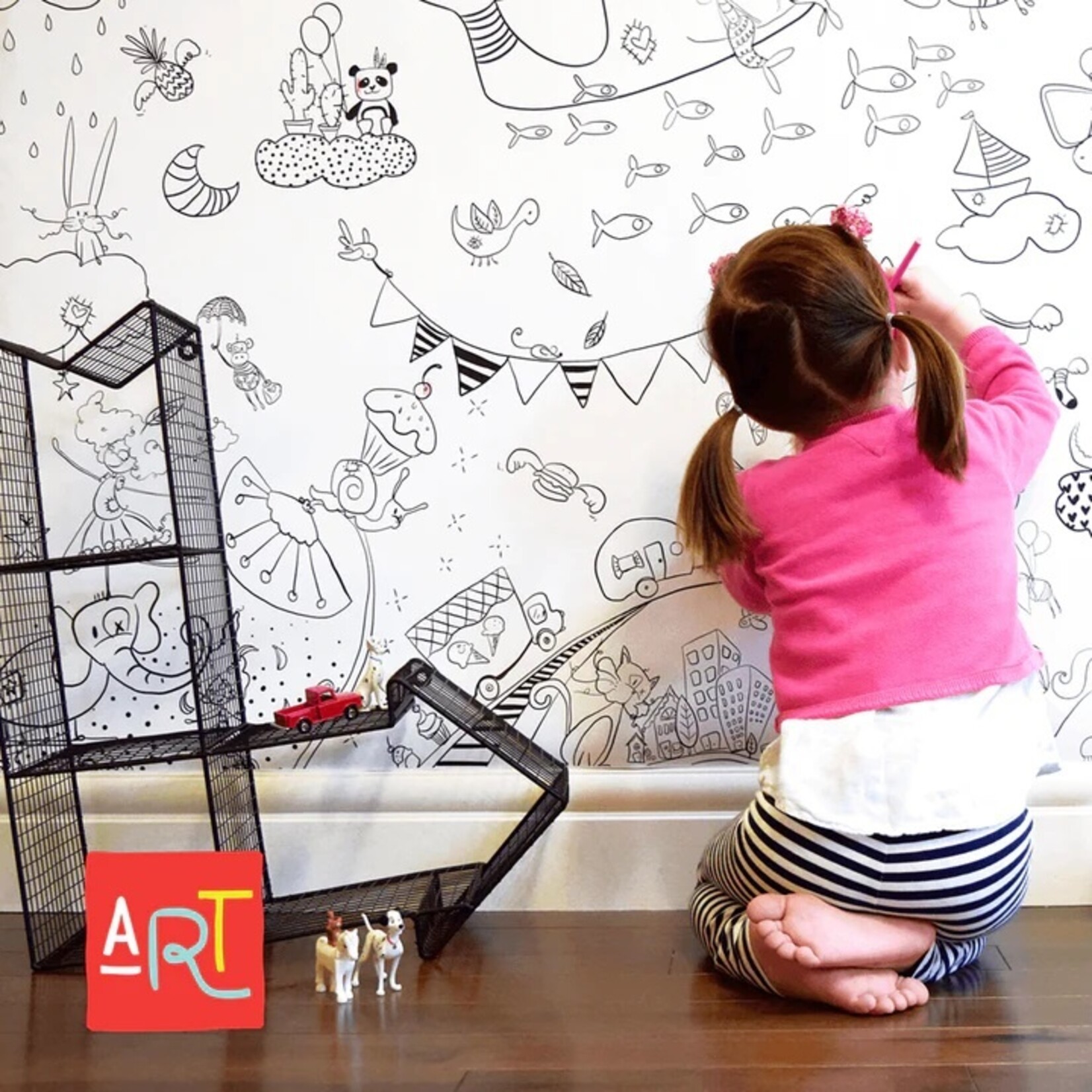 Pico PICO - Affiche géante à colorier - Les monstres