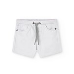 Boboli BOBOLI - Light grey canvas shorts with drawstring