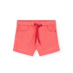 Boboli BOBOLI - Short en toile rouge avec cordon