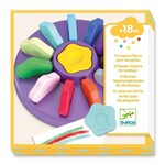 Djeco DJECO - 12 Flower Crayons for Toddlers