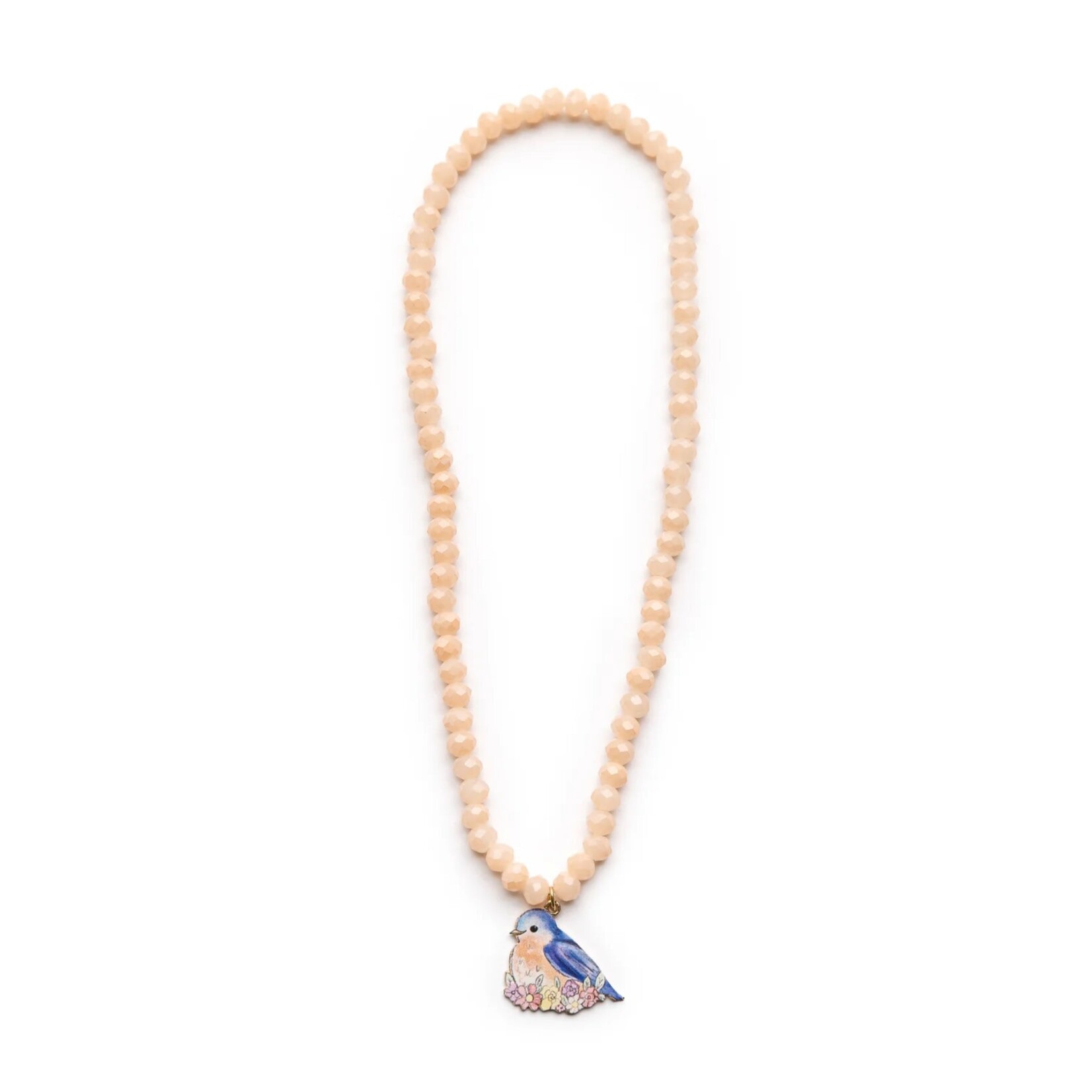 Great Pretenders GREAT PRETENDERS - Collier de perles rose avec pendentif de oiseau