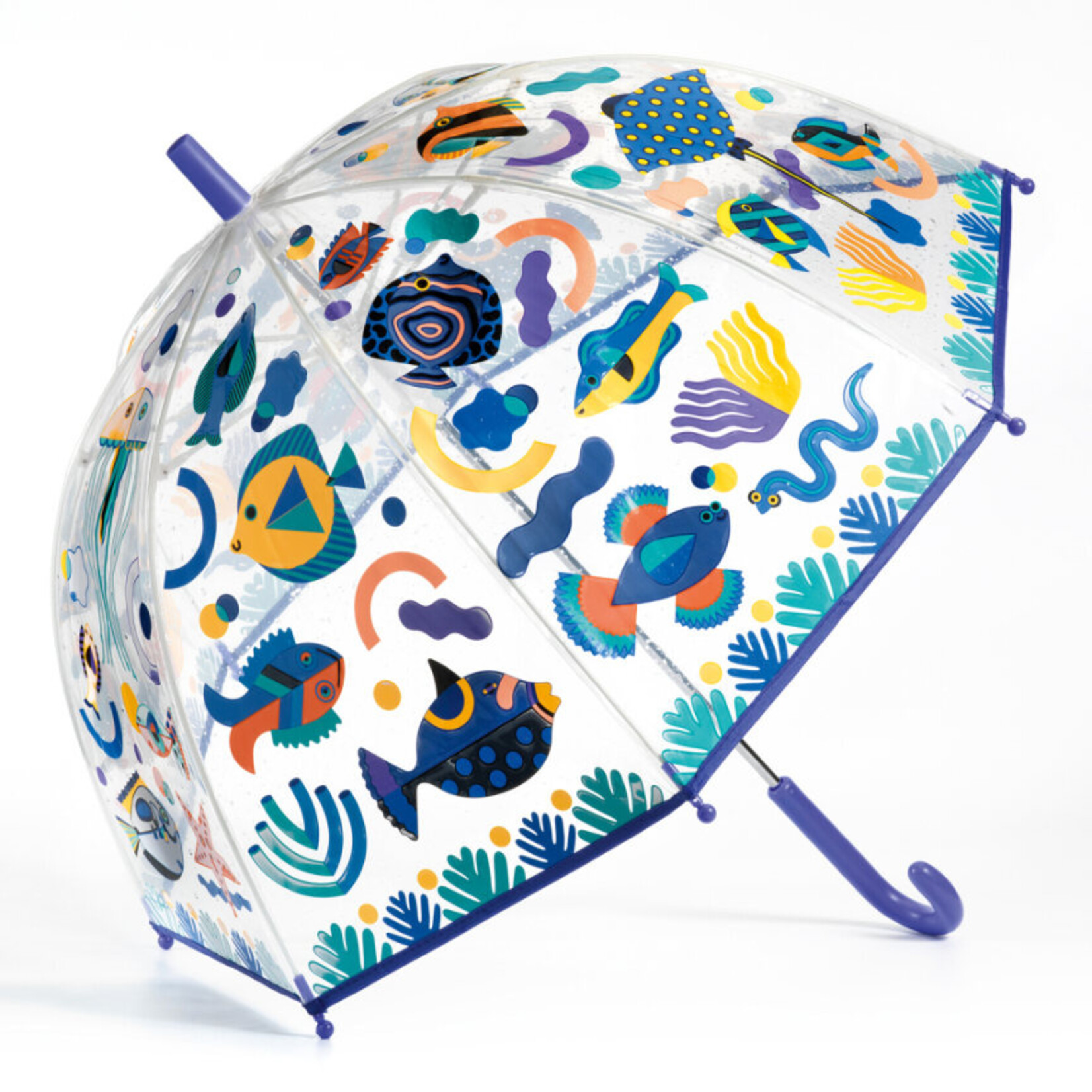 Djeco DJECO - Transparent color changing children's umbrella 'Fish'