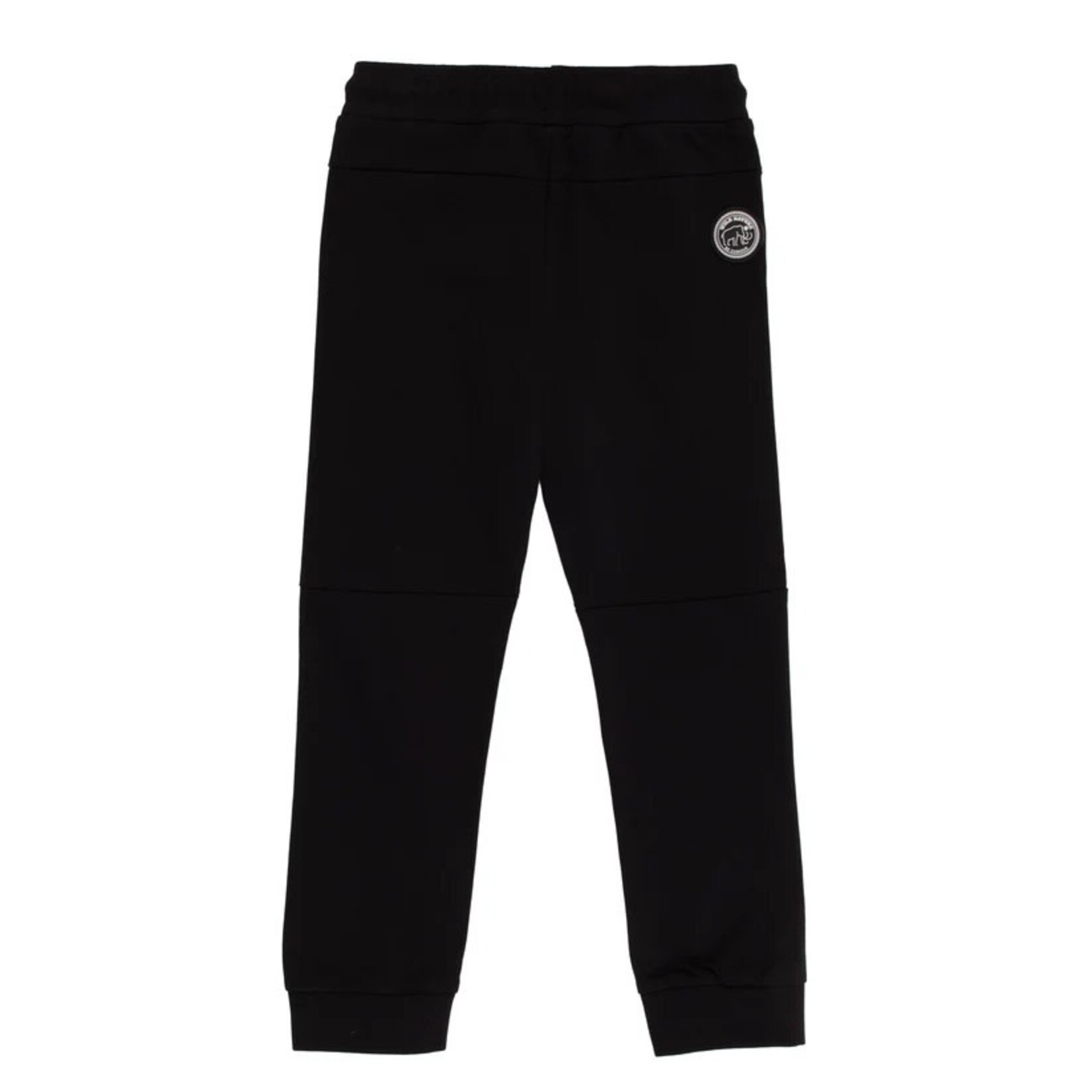 Nanö NANÖ - Black Jogger Pants with Brown Bands 'Wild Nature'