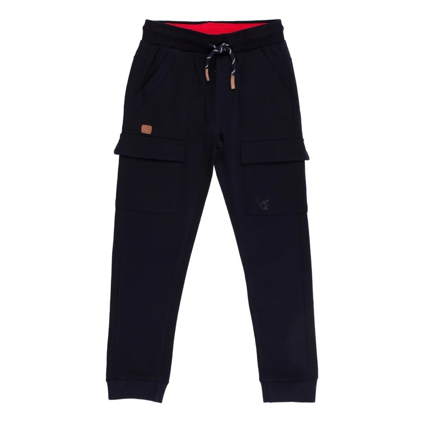 NANO Navy Cargo Jogging Pants with Multiple Pockets La Culotte a l Envers