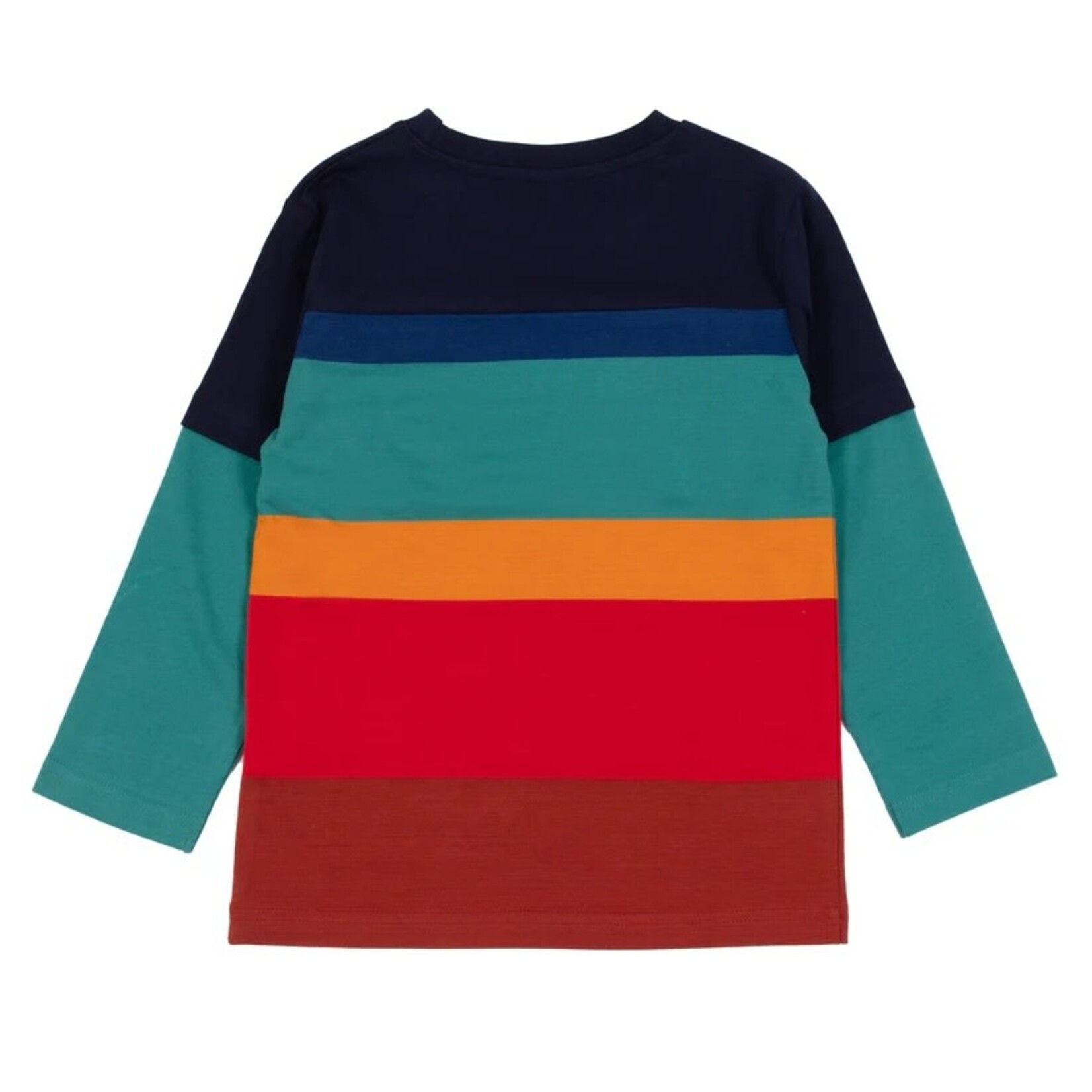 Nanö  NANÖ - Long-sleeved T-shirt with Colorful Stripes 'Club école'