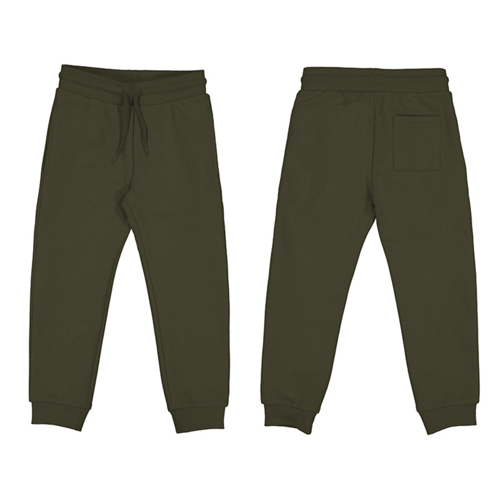 Mayoral  MAYORAL - Soft Moss Green Jogging Pants with Adjustable Drawstring