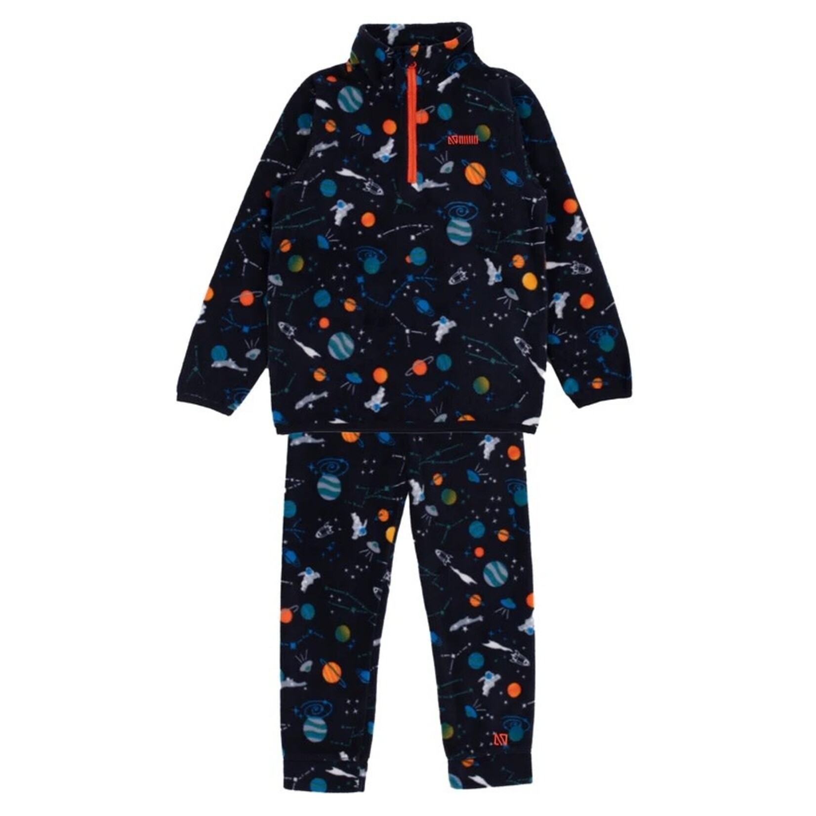 Nanö NANÖ - Two-Piece Microfleece Base Layer - Navy with Space Pattern