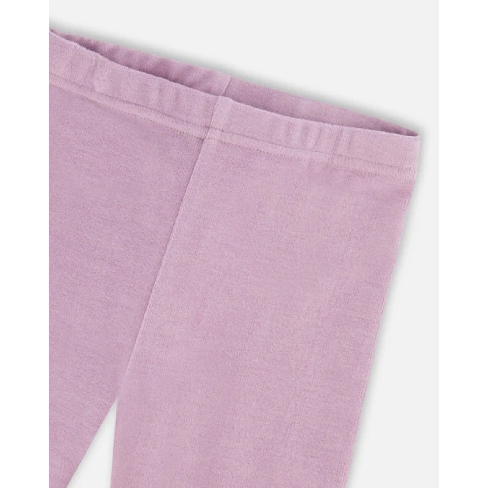 Deux par Deux DEUX PAR DEUX - Legging côtelé lilas super doux