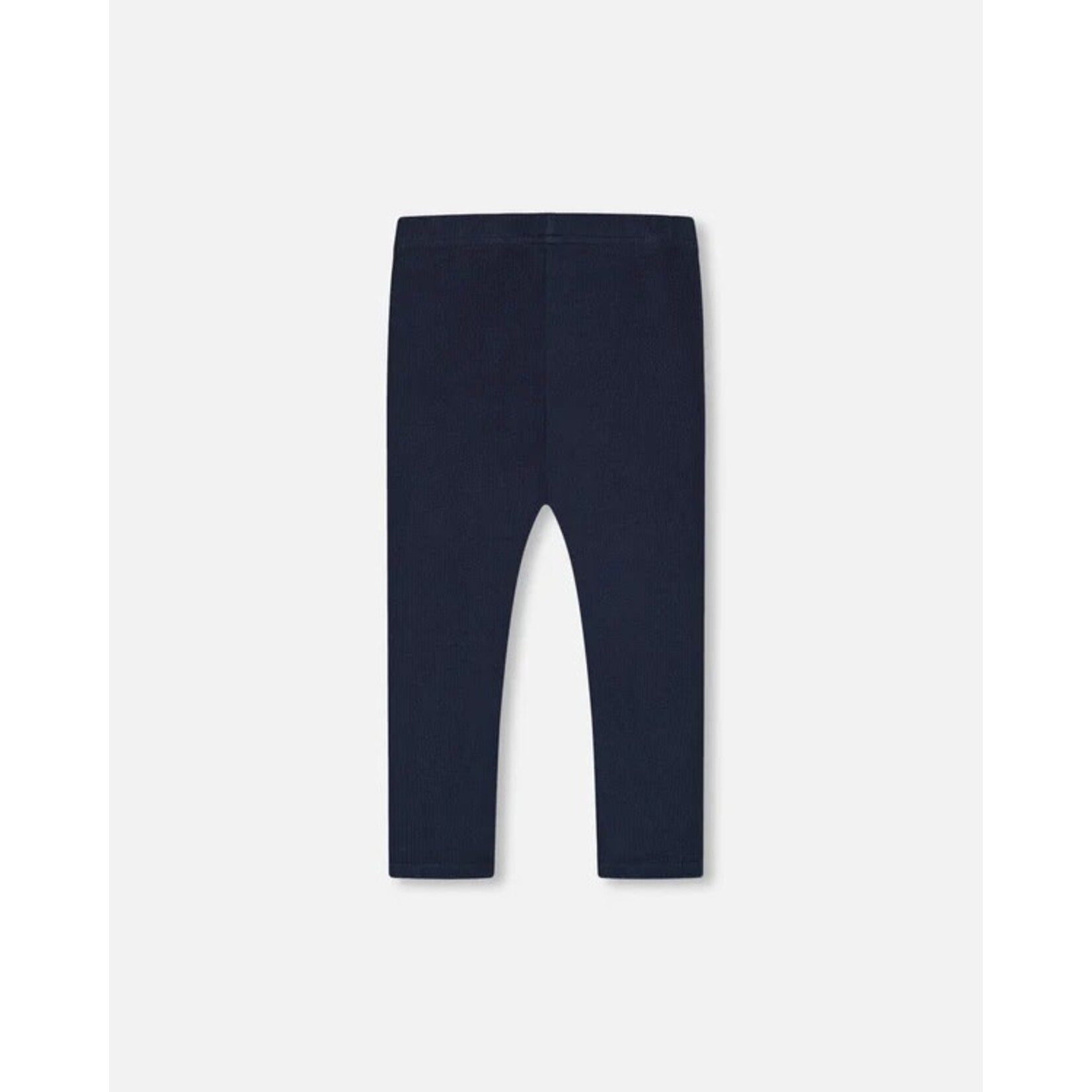 Deux par Deux DEUX PAR DEUX - Navy blue ribbed leggings