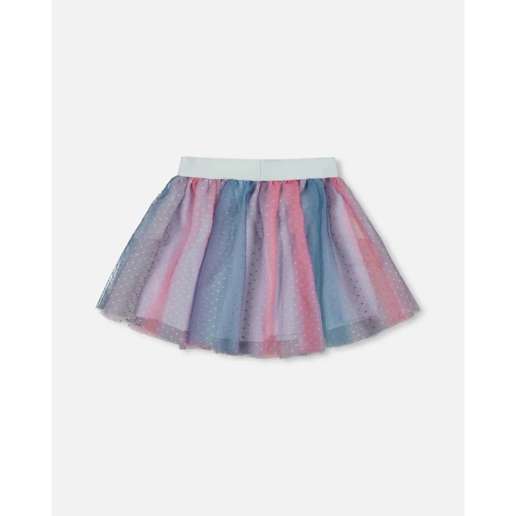 Deux par Deux DEUX PAR DEUX - Vertical Striped Tulle Skirt 'Fairy Forest'