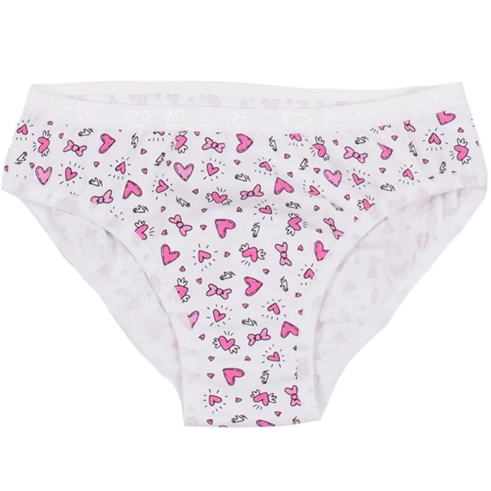 Nanö NANÖ - Lot de 3 culottes 'Licornes et coeurs - Rose et blanche'