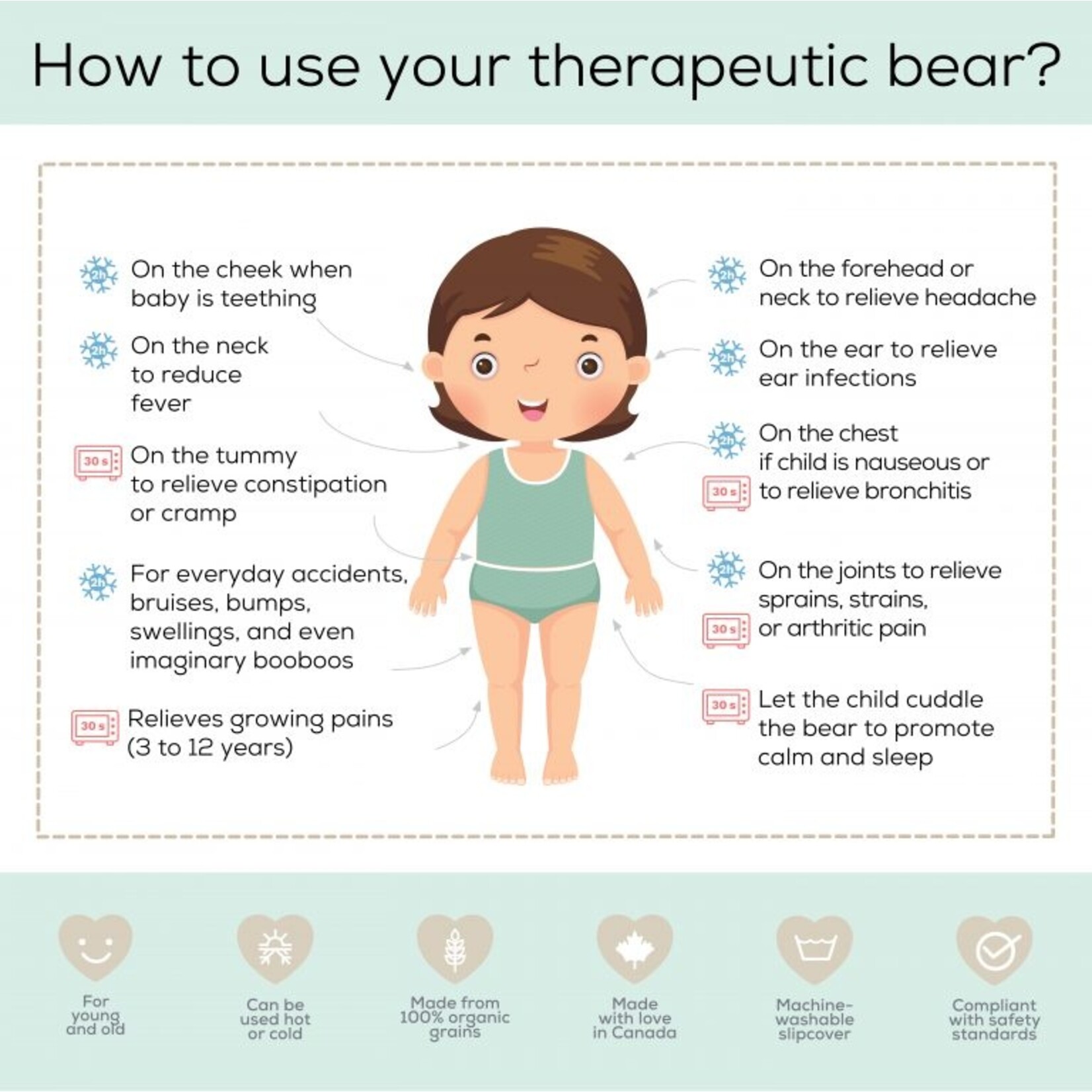 Béké-Bobo BÉKÉ-BOBO - Small Therapeutic Teddy Bear - Giraffe