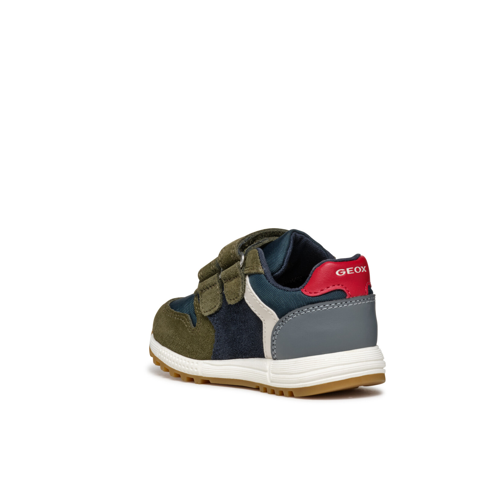 Geox GEOX - Chaussures de sport 'Alben - Suede+Nylon - Dark Green/Navy'