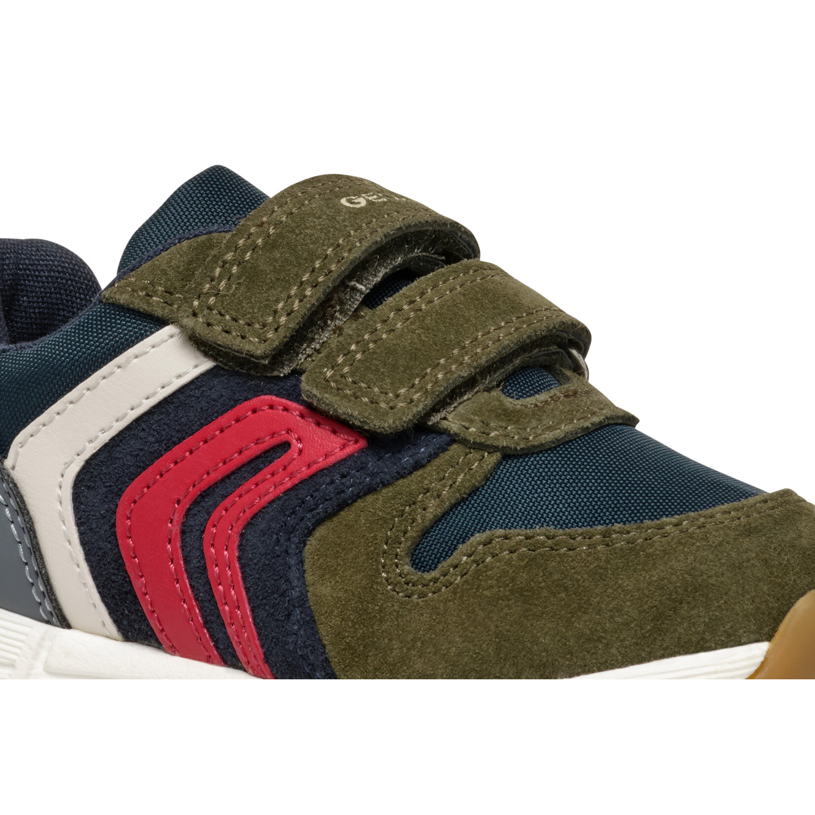 Geox GEOX - Chaussures de sport 'Alben - Suede+Nylon - Dark Green/Navy'