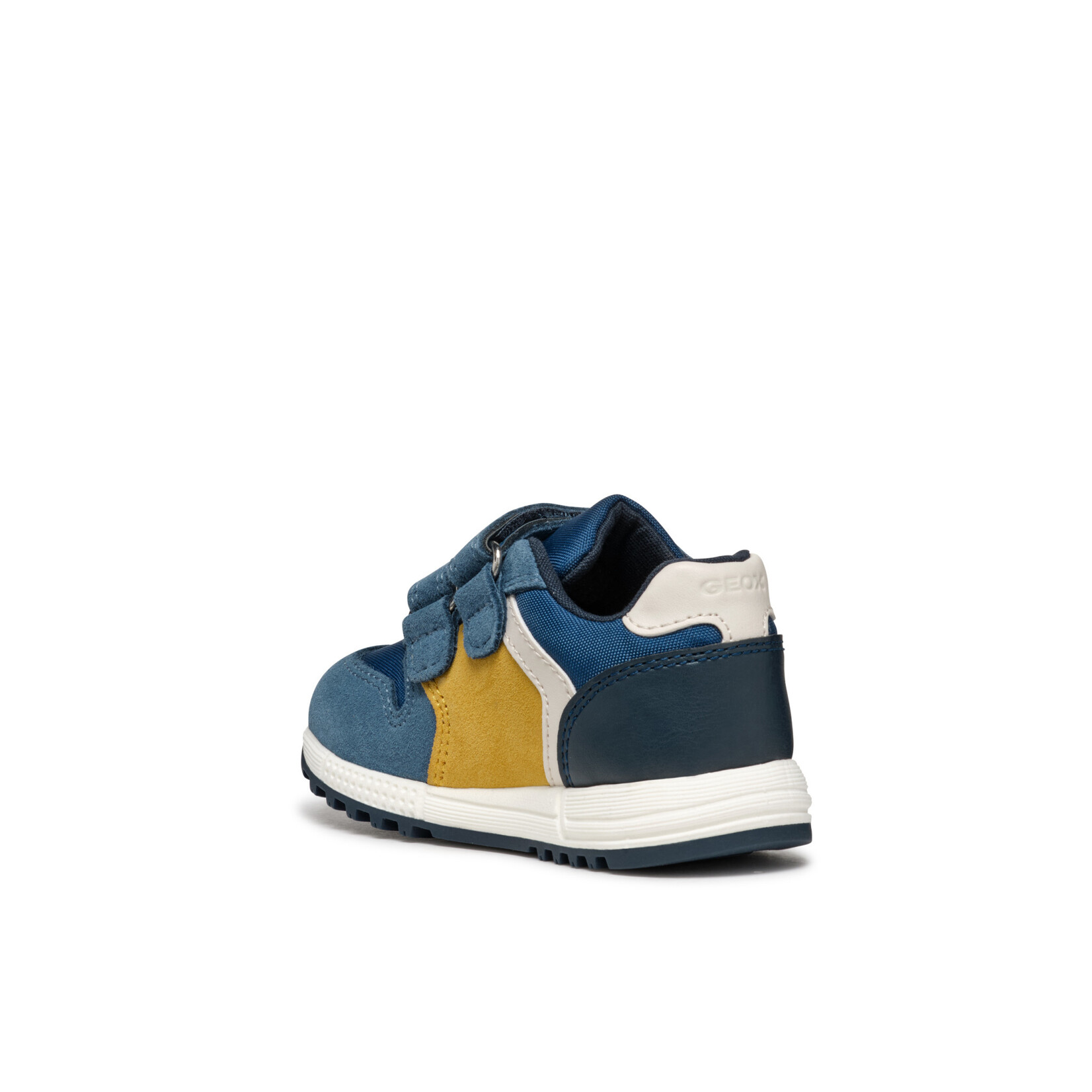 Geox GEOX - Chaussures de sport 'Alben - Suede+Nylon - Jeans/Ochre'