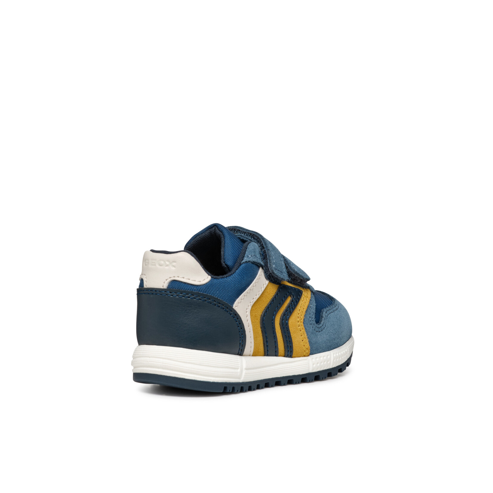 Geox GEOX - Chaussures de sport 'Alben - Suede+Nylon - Jeans/Ochre'