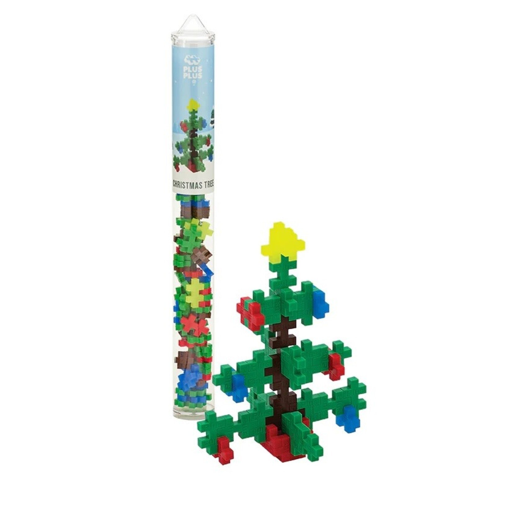 PlusPlus PLUSPLUS - Mini tube de 70 pièces - Arbre de Noël