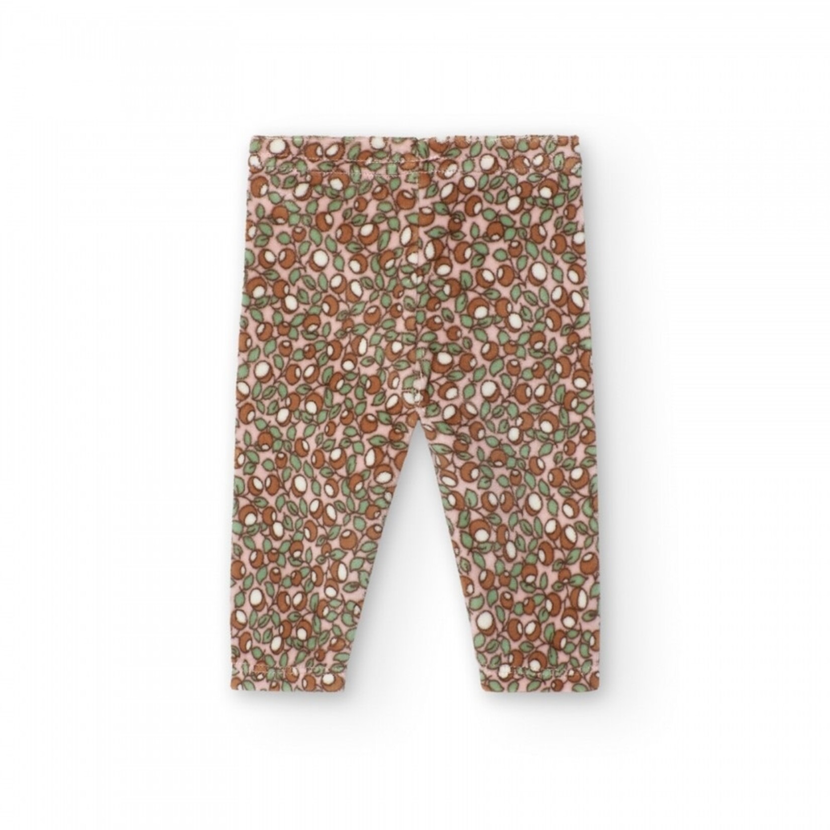 Boboli BOBOLI - Ensemble chandail rose avec appliqué ourson et legging en velours imprimé