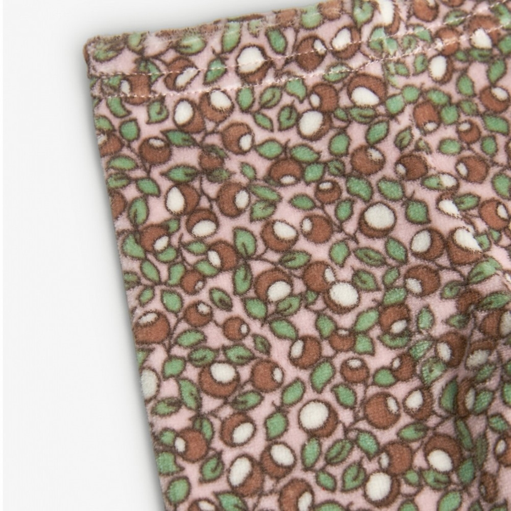 Boboli BOBOLI - Ensemble chandail rose avec appliqué ourson et legging en velours imprimé
