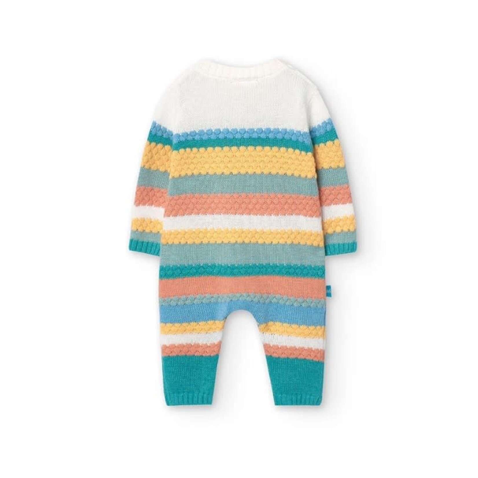 Boboli BOBOLI - Grenouillère en tricot avec rayures multicolores