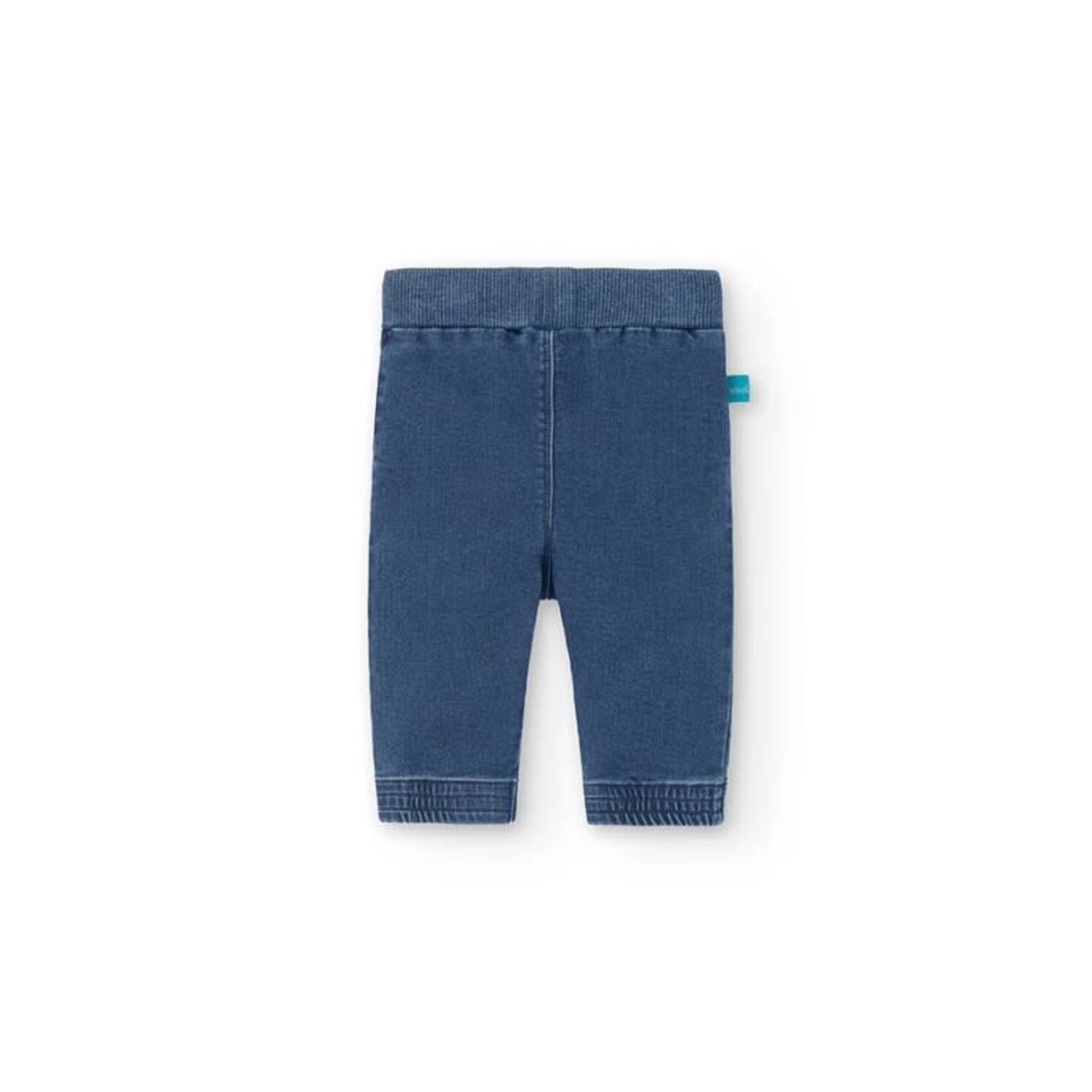 Boboli BOBOLI - Stretch Denim Pants with Drawstring Waist