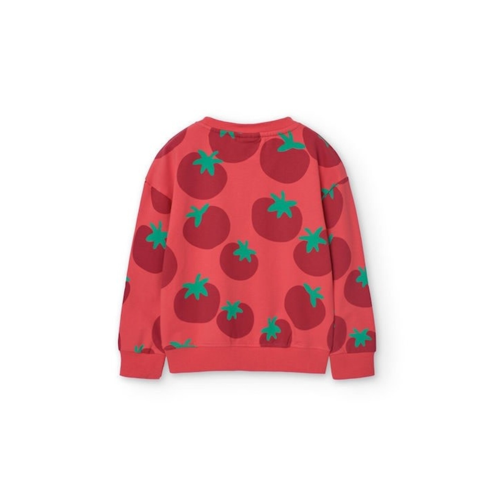 Boboli BOBOLI - Red Sweatshirt with Tomato Print